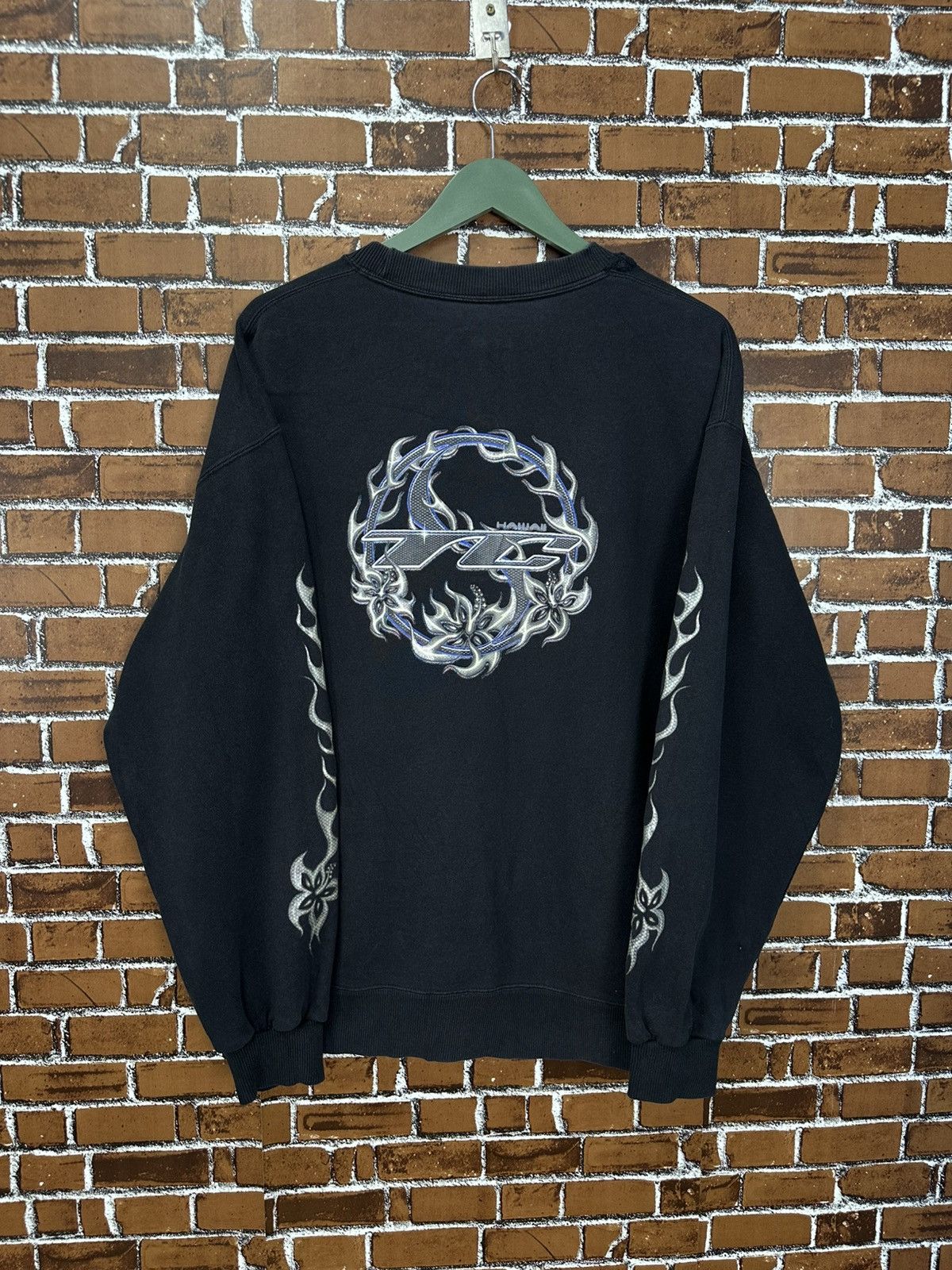 Hook-Ups Vintage T&C Surf Designs Hookups Fire Flame Crewneck Z402 Size US XL / EU 56 / 4 - 3 Thumbnail