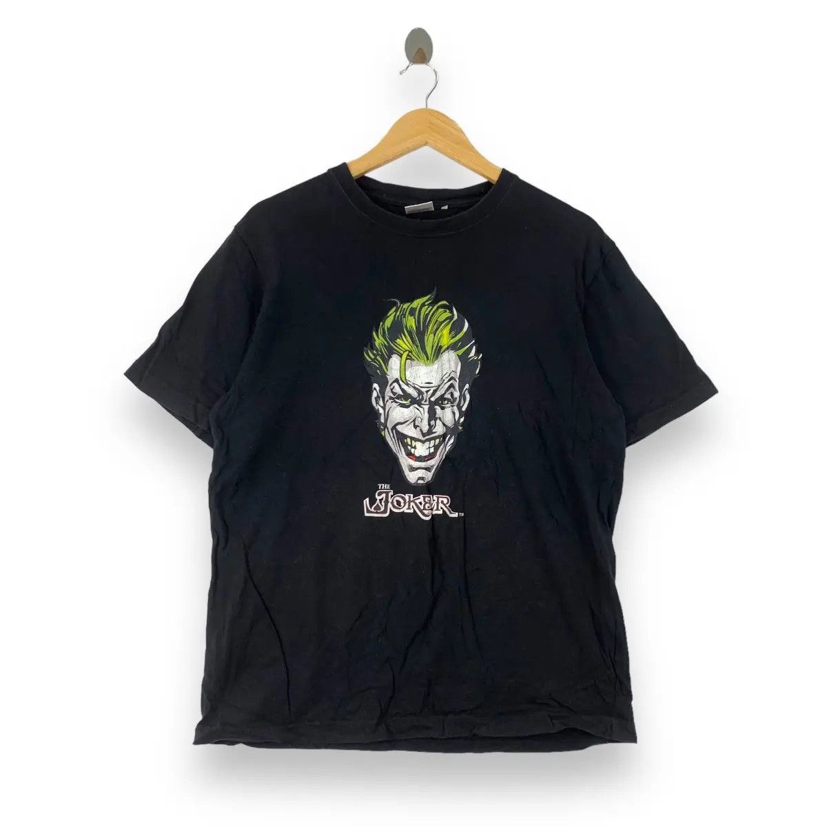 Vintage JUSTICE LEAGUE THE JOKER Movie Superhero Tee Shirt Size US L / EU 52-54 / 3 - 1 Thumbnail
