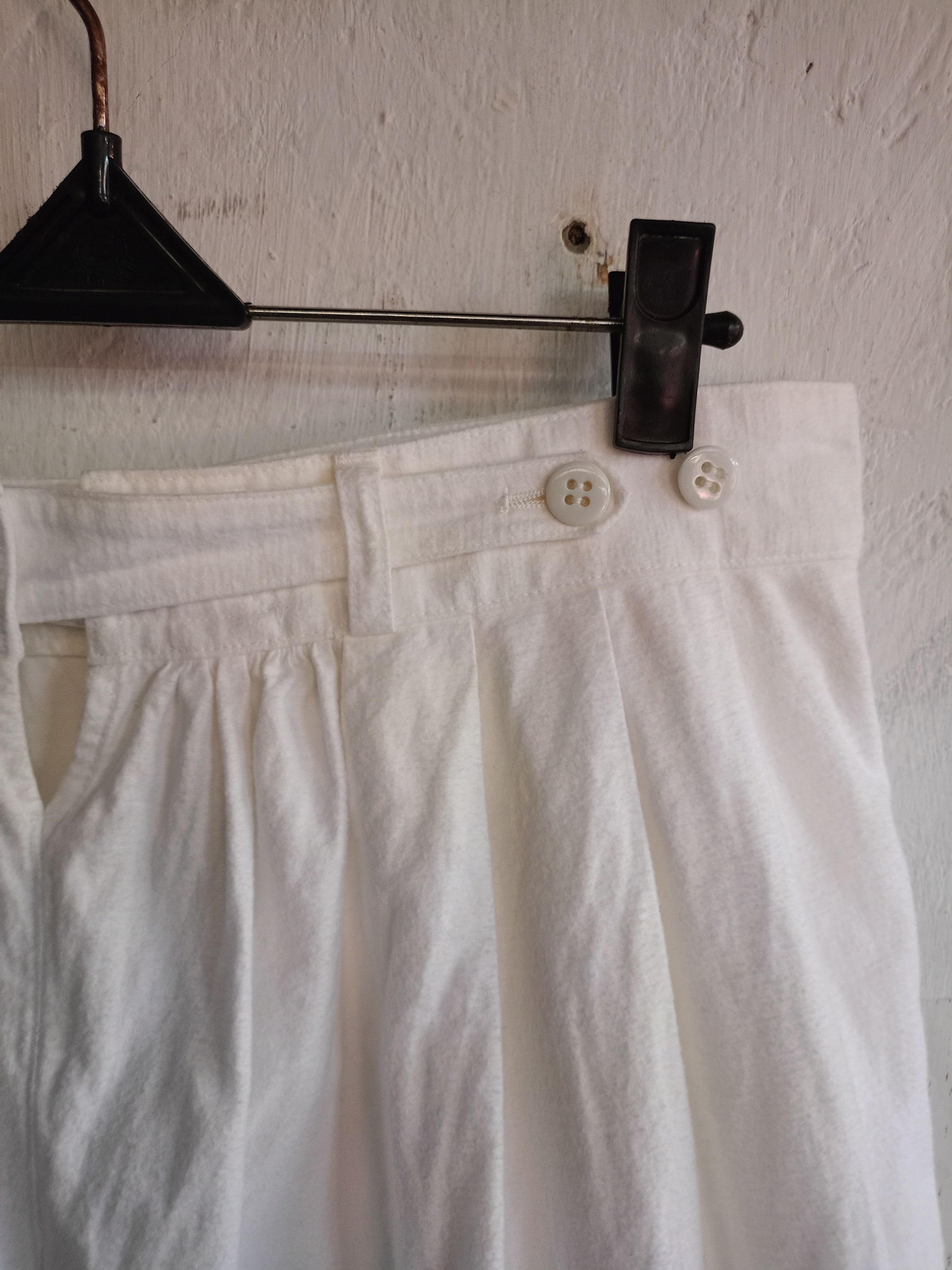 Japanese Brand 2000s Toujours white Pants Size 29" - 7 Thumbnail