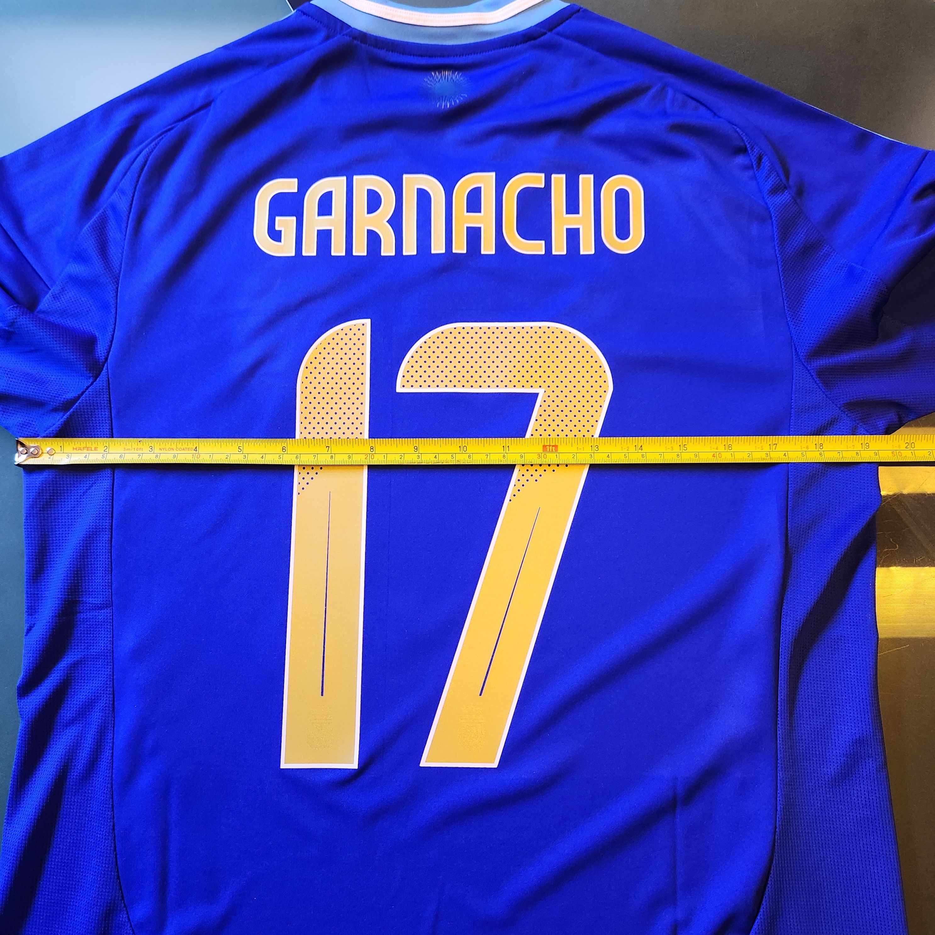 Adidas Authentic Argentina GARNACHO 2024-2025 24/25 Away Jersey Kit Size US M / EU 48-50 / 2 - 14 Thumbnail