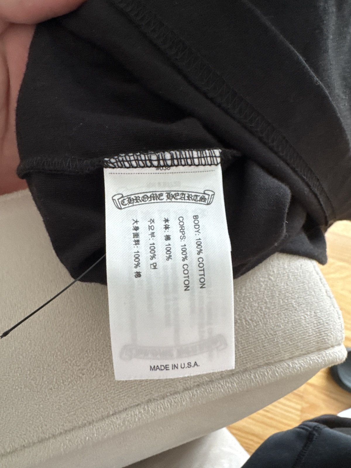Chrome Hearts Chrome Hearts Olive Neck Logo Longsleeve Size US L / EU 52-54 / 3 - 13 Thumbnail