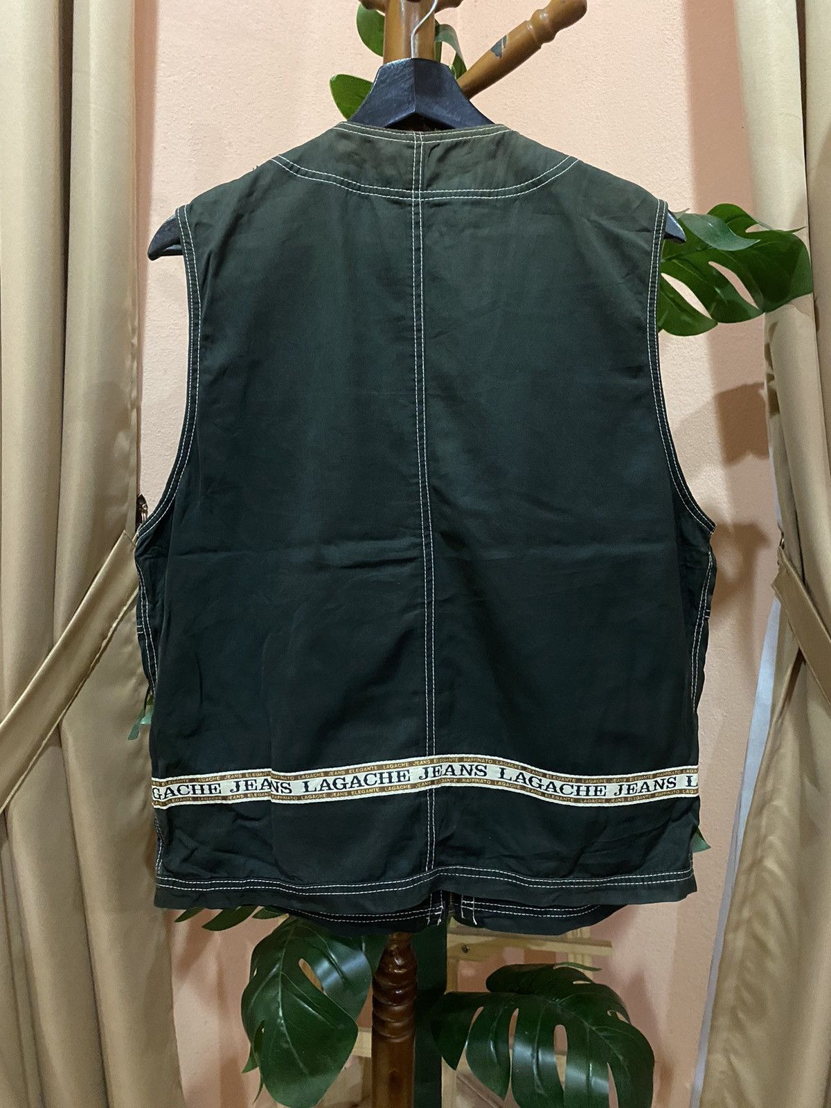 Vintage VINTAGE 90S LAGACHE JEANS VEST JACKET Size US S / EU 44-46 / 1 - 7 Thumbnail