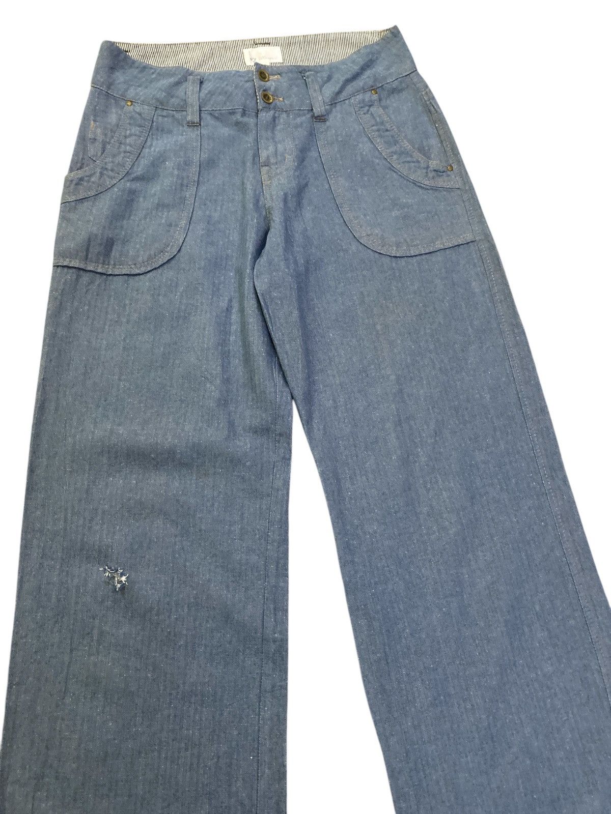 Japanese Brand × Takeo Kikuchi Takeo Kikuchi Baker Denim Loose Straight Size US 30 / EU 46 - 10 Thumbnail