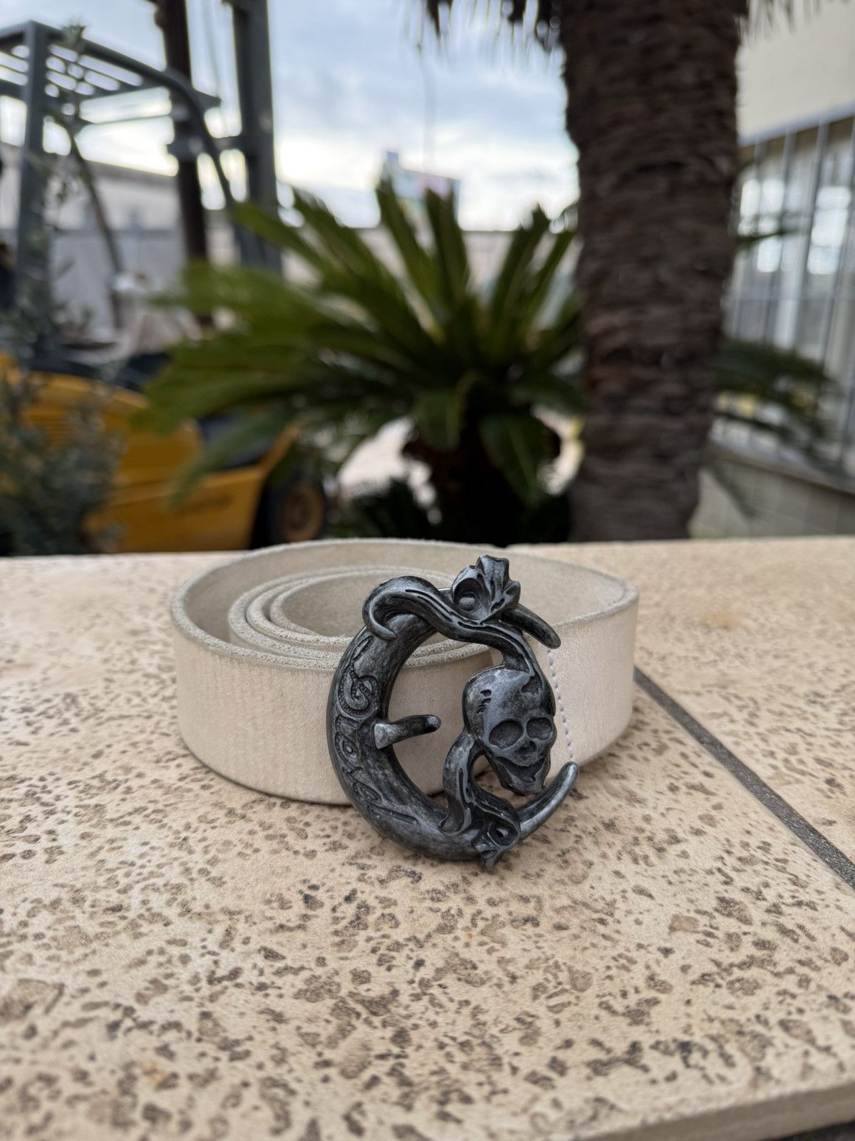 Diesel Diesel Leather Belt Skull Size ONE SIZE - 1 Thumbnail