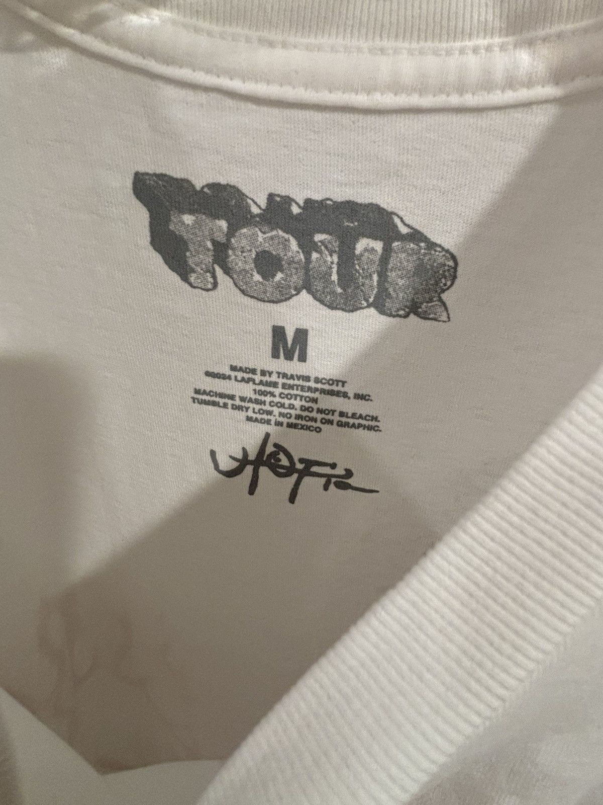 Travis Scott Travis Scott Tournee Tee Size US M / EU 48-50 / 2 - 3 Thumbnail