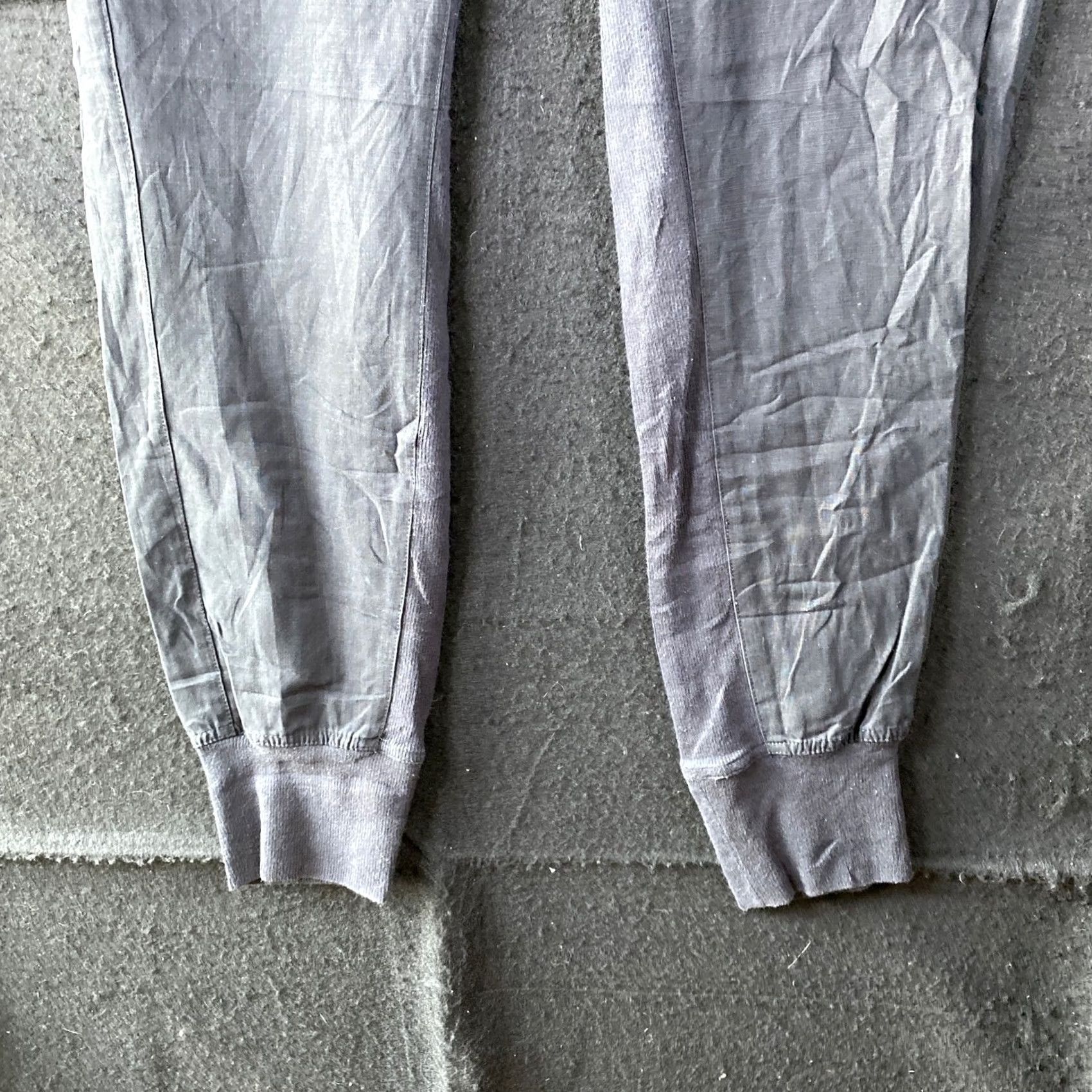 Vintage Cabi Jogger Pants Gray Drawstring Pockets Twill Cotton Blend XS Regular Size 24" / US 00 / IT 34 - 3 Thumbnail