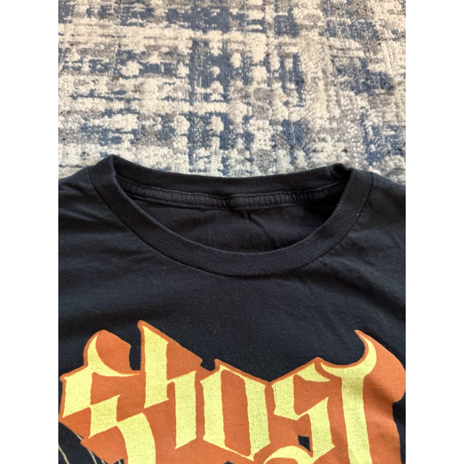 Vintage VINTAGE Ghost North American 2023 Concert Shirt S Men's Black Cotton Double-Sided Crew Neck Graphic Print Logo Size US S / EU 44-46 / 1 - 5 Thumbnail