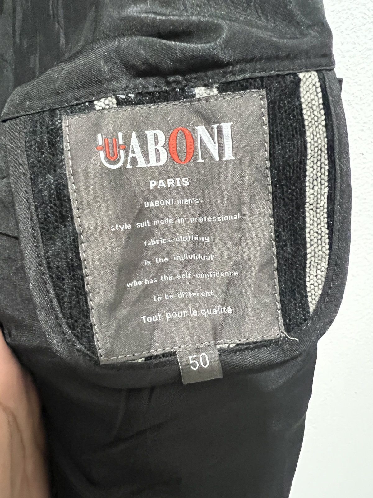 Designer × Other Uaboni Paris Tout Pour la Qualite Blazer Size US M / EU 48-50 / 2 - 4 Thumbnail