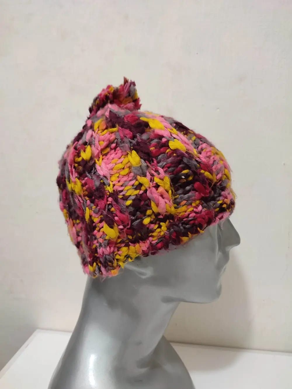 Other Unknown Multicolour Knitted Beanie Hats Size ONE SIZE - 3 Thumbnail
