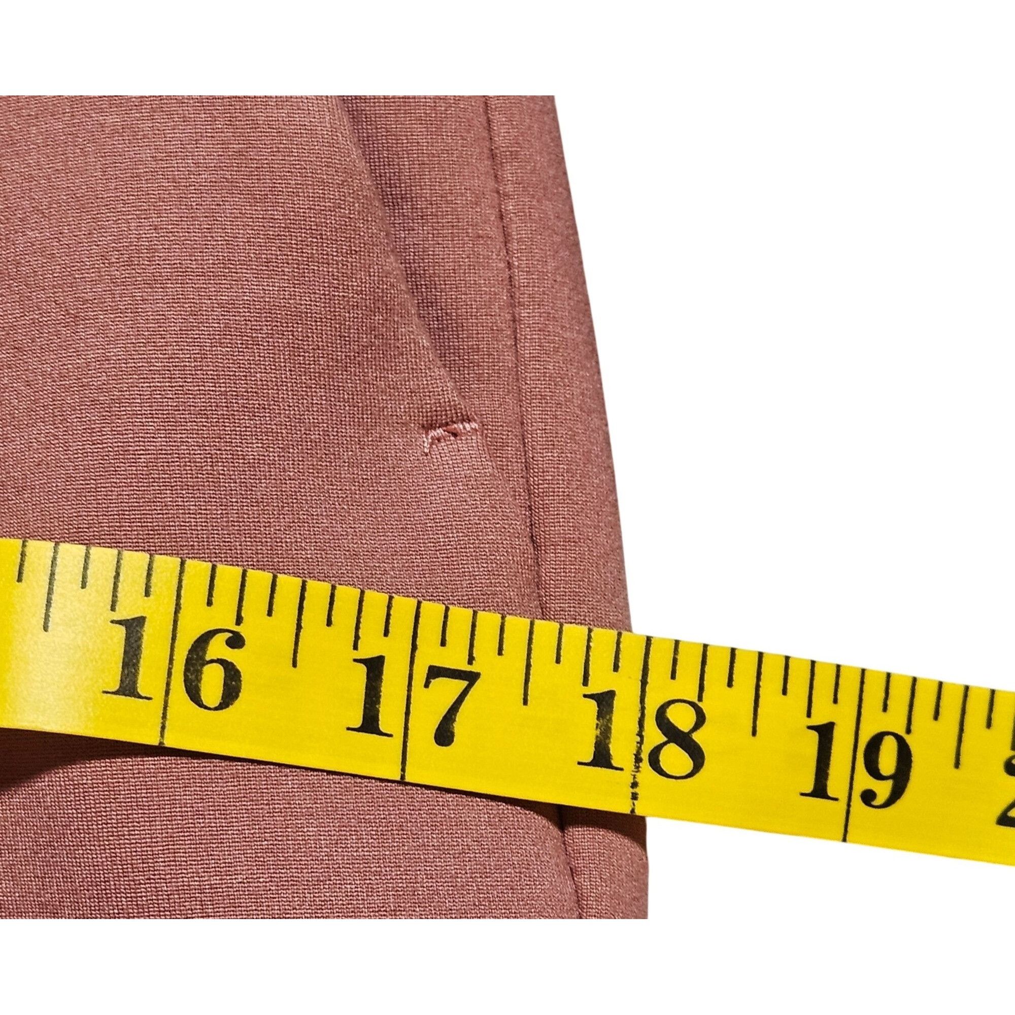 Max Mara Max Mara Women's Slim Fit Mauve Trousers Quiet Luxury Busine Size 30" / US 8 / IT 44 - 19 Thumbnail