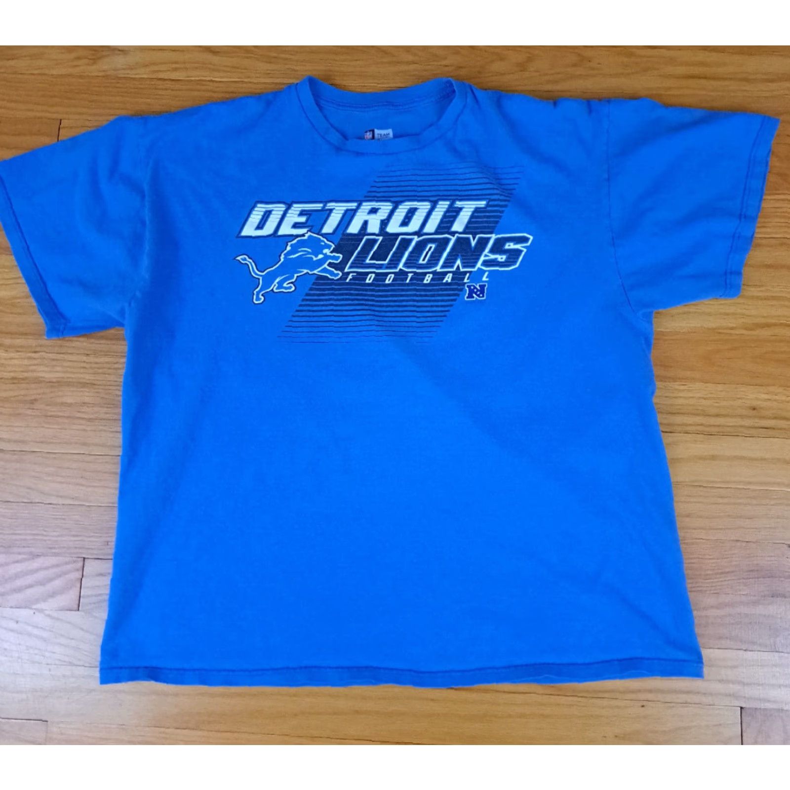 NFL NFC Detroit Lions NFL T-Shirt Blue 2XL Men Short Sleeve Regular Size 2XL Size US XXL / EU 58 / 5 - 3 Thumbnail