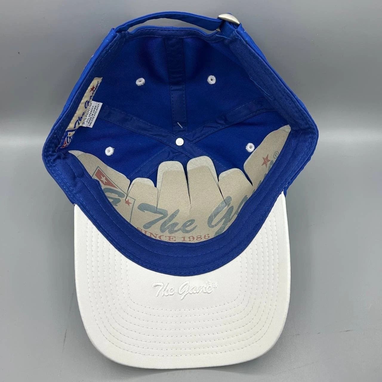 The Game Samsung Hat Men Blue White Embroidered The Game Strap Back Size ONE SIZE - 2 Thumbnail
