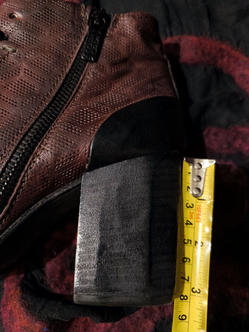 A.S.98 A.S.98 Air Step ankle boots burgundy black leather Size 38 Size US 7.5 / IT 37.5 - 2 Thumbnail