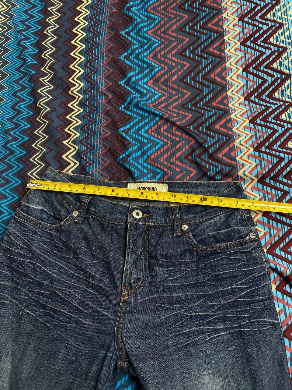JNCO × Moschino Vintage Moschino Baggy Wide Leg Buckle Back Jeans Size US 27 - 4 Thumbnail