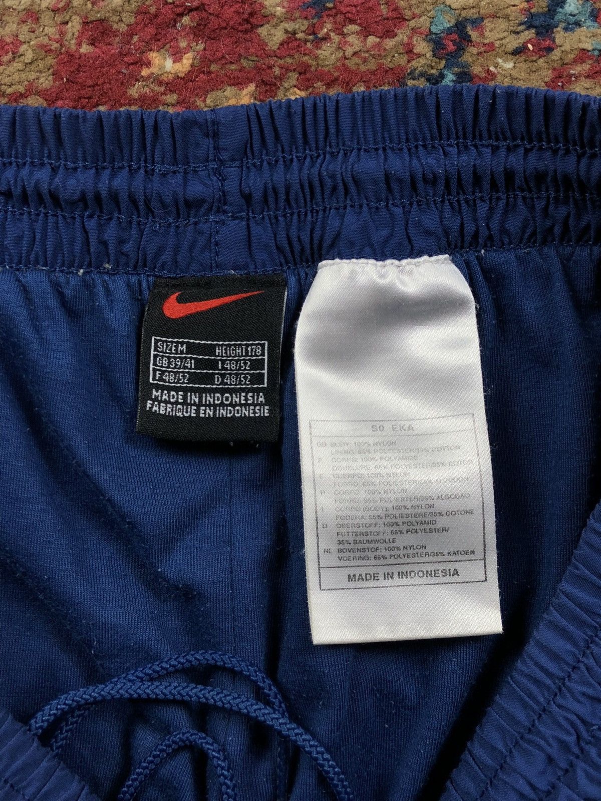 Nike × Vintage 90’s NIKE TRACK PANTS SWOOSH LOGO BAGGY Y2K RETRO Size US 32 / EU 48 - 3 Thumbnail