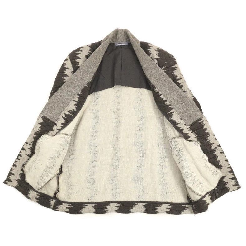 Issey Miyake issey miyake size:one size Striped wool knitted coat Size US XXS / EU 40 - 3 Thumbnail