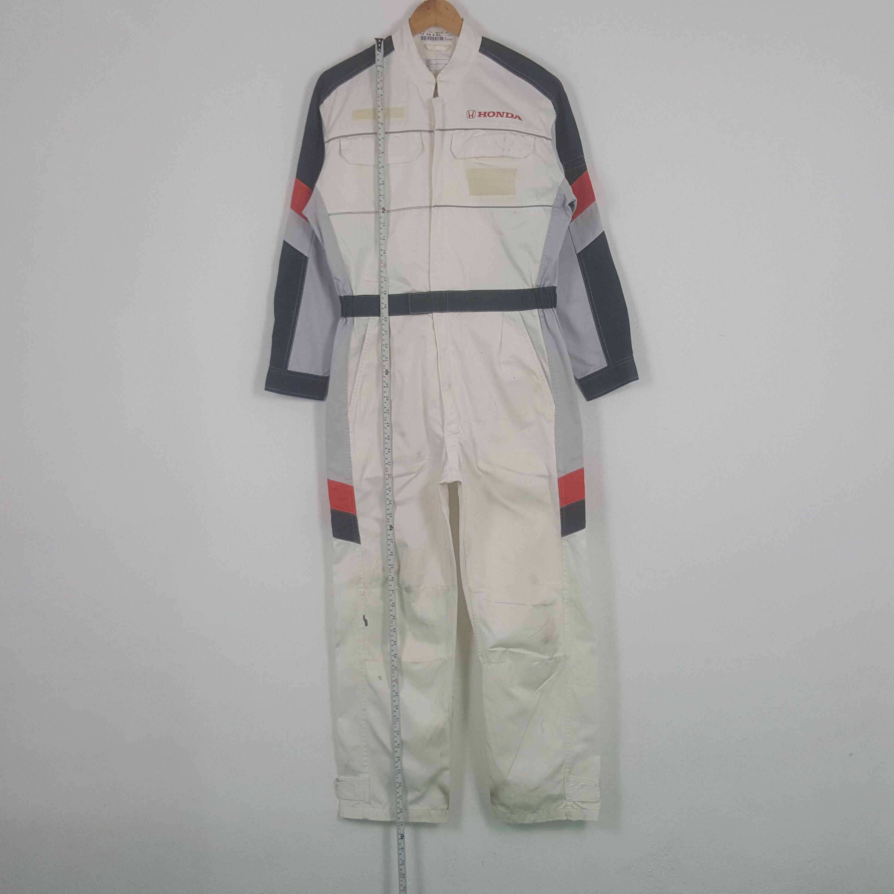Honda × Vintage Vintage Honda Japanese Racing Team Work Coverall Jacket Size US M / EU 48-50 / 2 - 7 Thumbnail