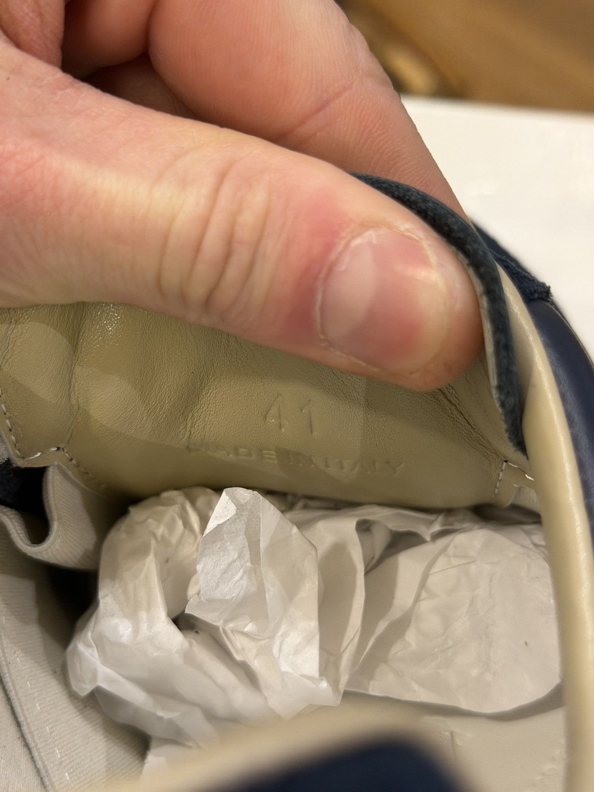 Maison Margiela Maison Margiela Replica Gats - Navy Size US 8 / EU 41 - 6 Thumbnail