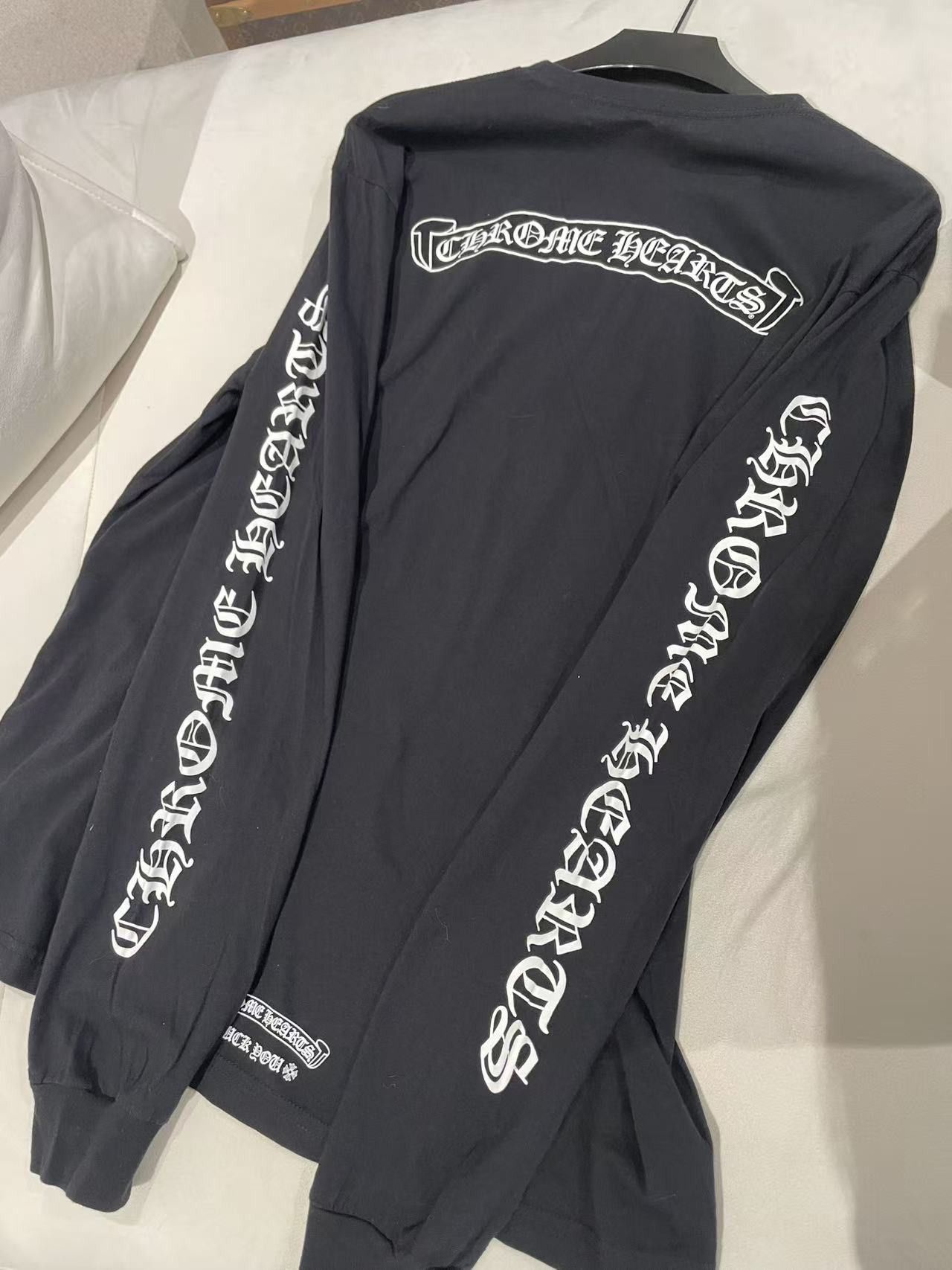 Chrome Hearts Chrome Hearts FU Scroll Logo Long Sleeve T-Shirt Tee Size US XL / EU 56 / 4 - 10 Thumbnail