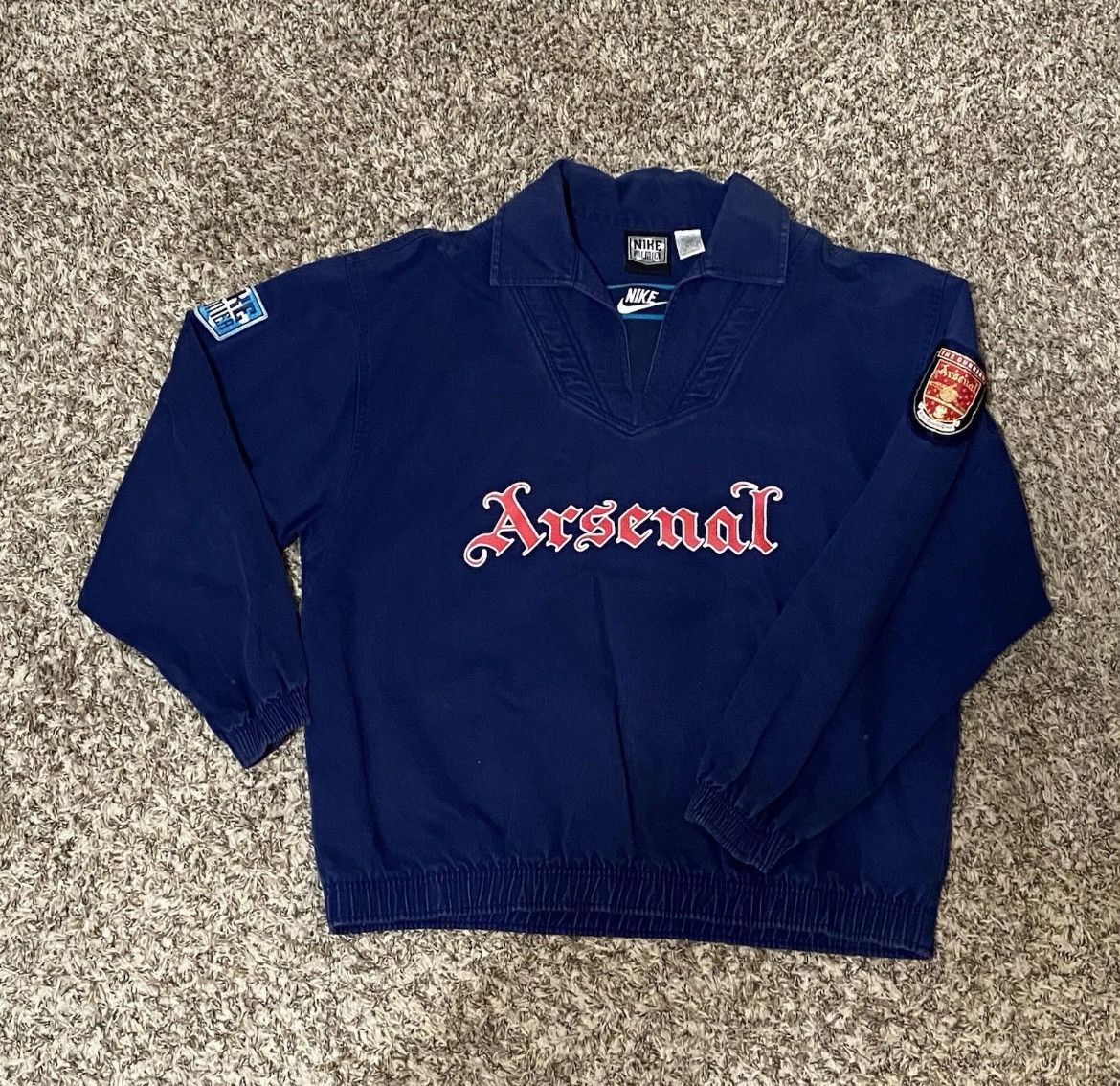 Nike 90's Nike Premier Arsenal Player sweatshirt Jacket Size XL Size US XL / EU 56 / 4 - 2 Thumbnail