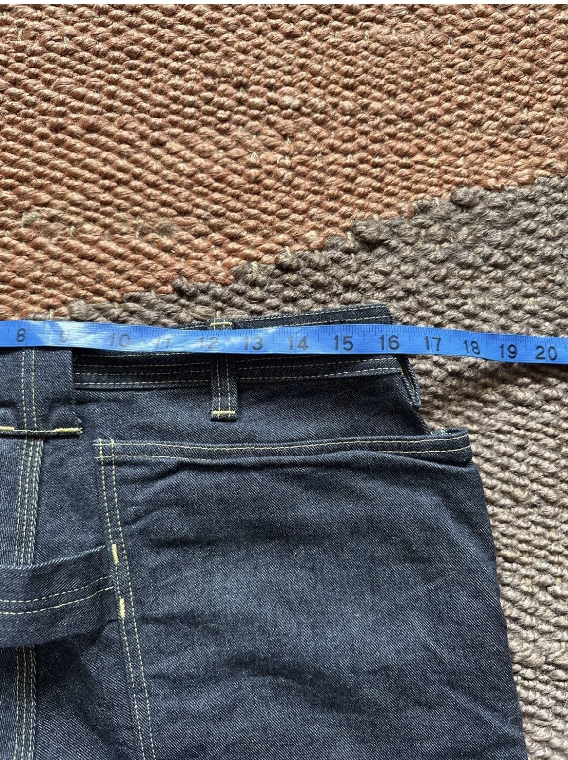 Sassafras Sassafras Fall Leaf Tough Pant Mens Sz M 32 Raw Denim Japan Size US 32 / EU 48 - 5 Thumbnail