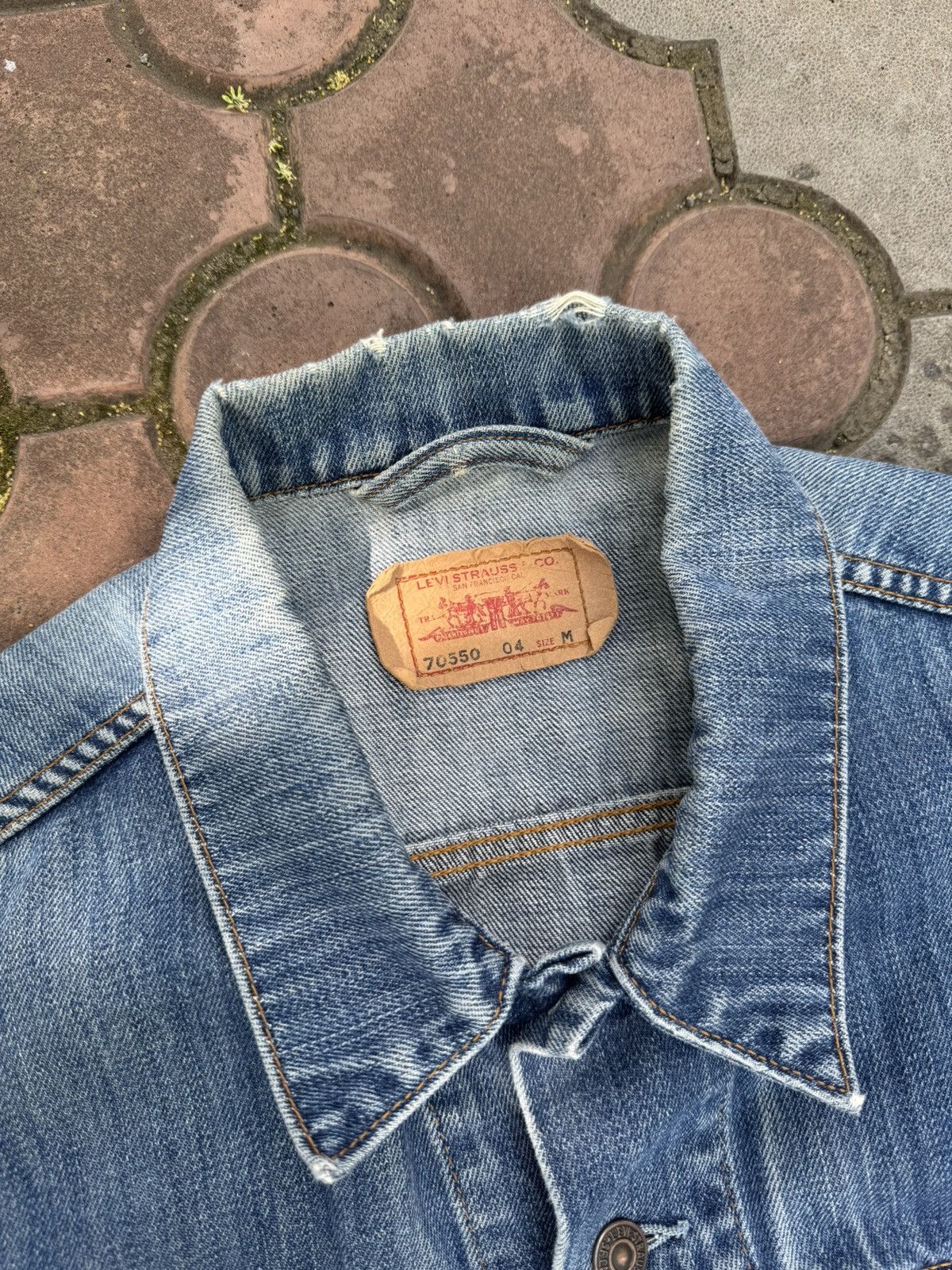 Levi's × Levi's Vintage Clothing × Vintage Vintage 90s Levi’s Denim Truck Jacket USA Size US M / EU 48-50 / 2 - 5 Thumbnail