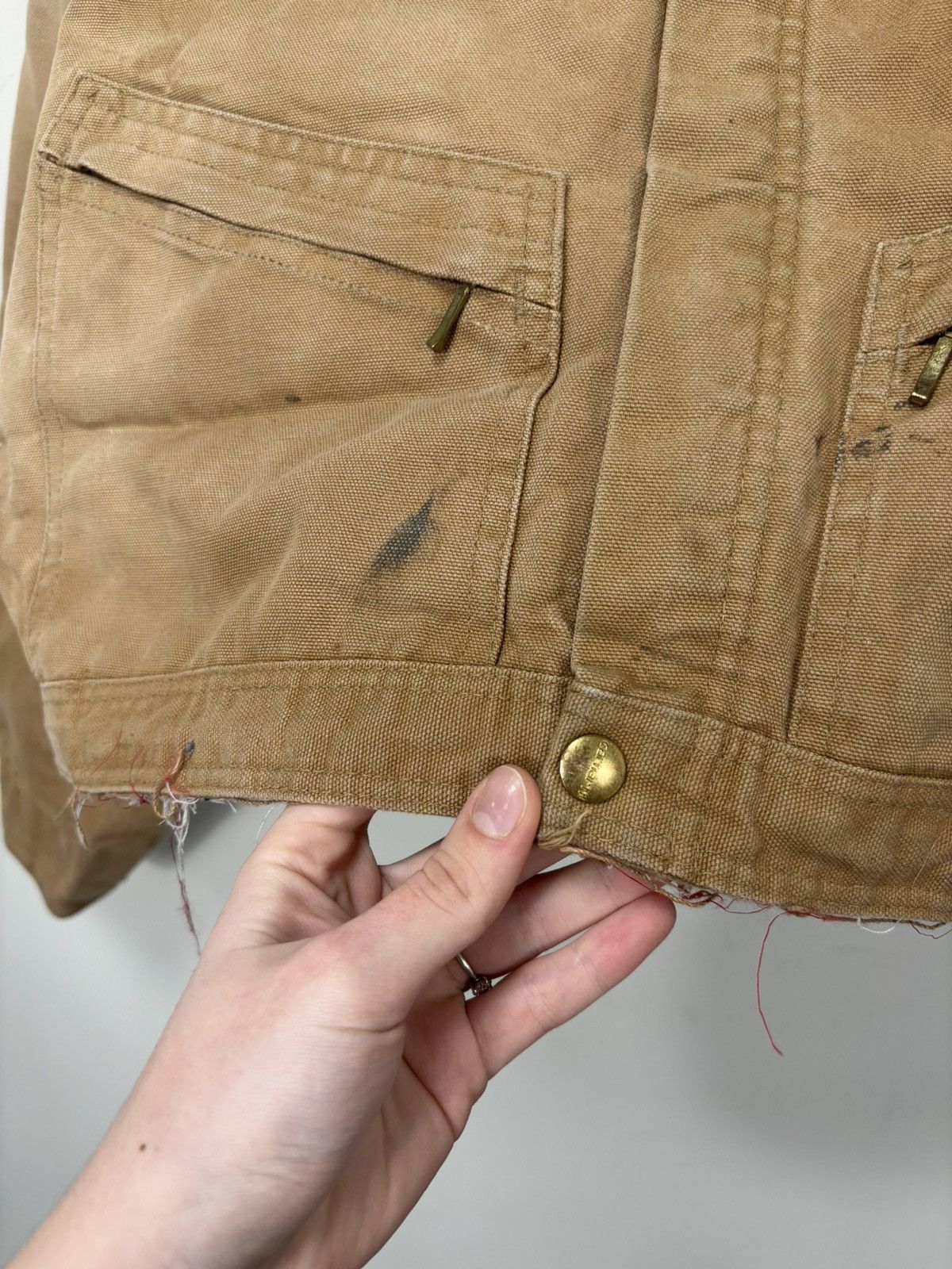 Carhartt Vintage Carhartt 1990s Made In USA Work Boxy Cropped Jacket Size US M / EU 48-50 / 2 - 10 Thumbnail