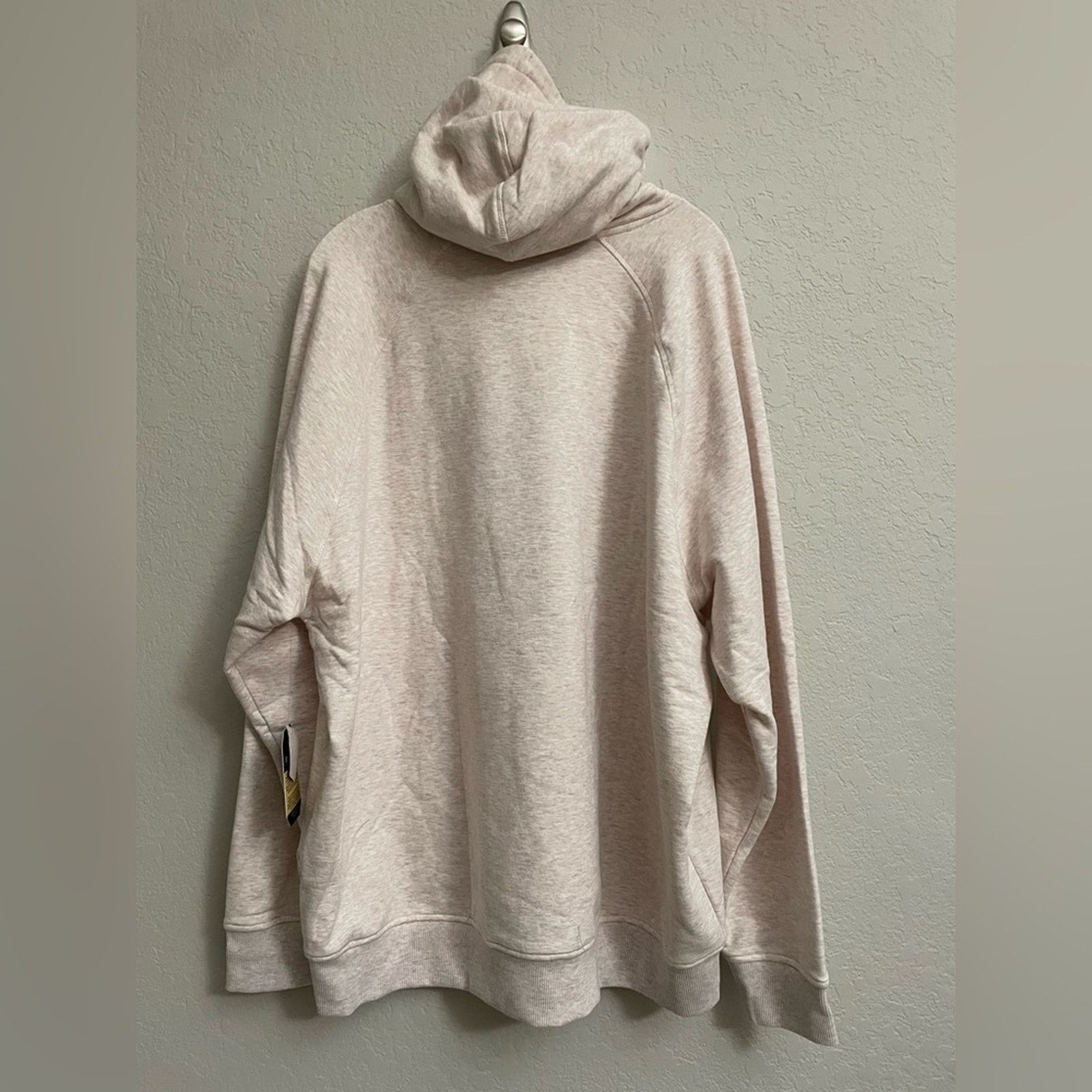 BURLEBO Fleece Hoodie in Whitetail Deer Oatmeal Men XL