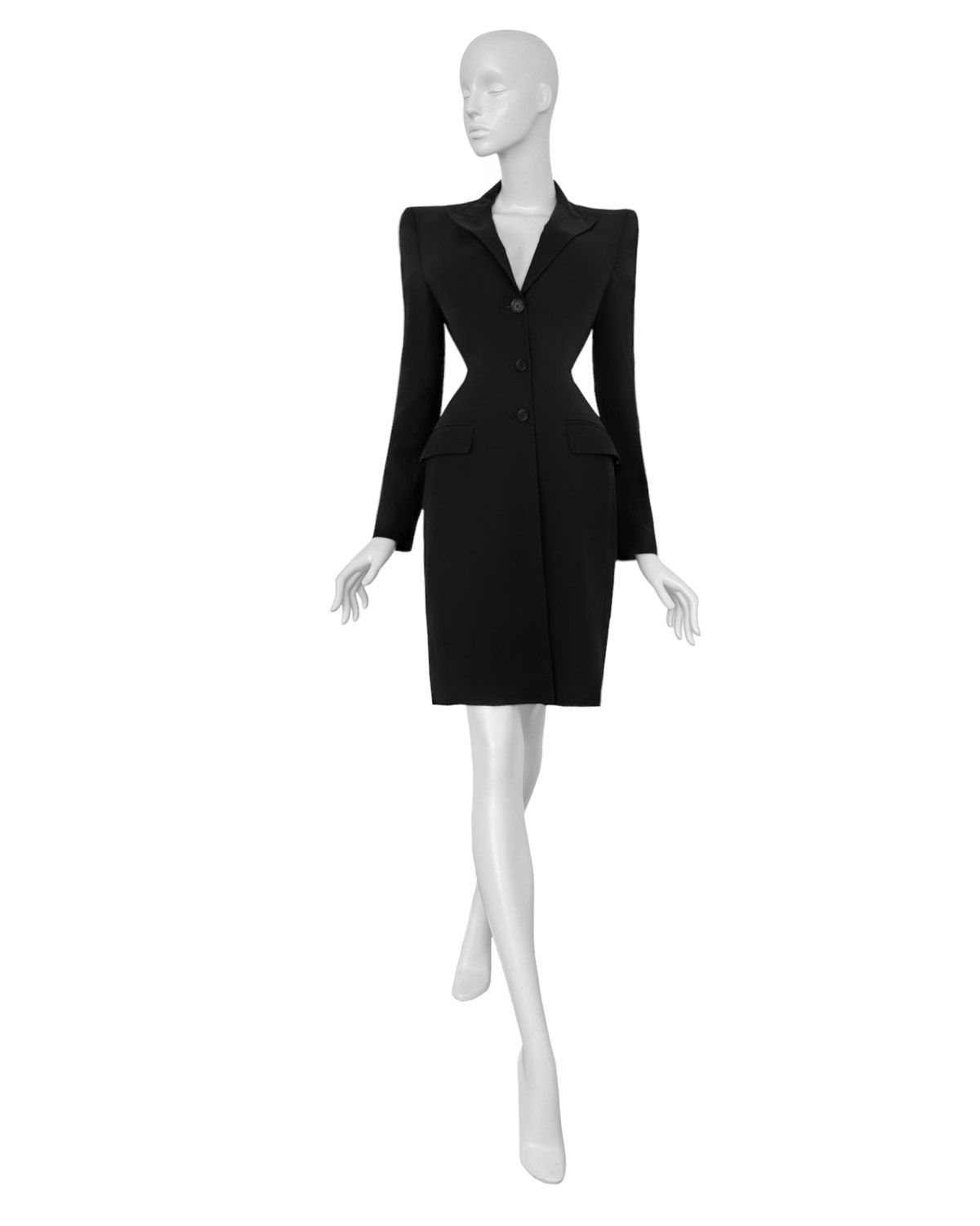 Dolce & Gabbana Dolce & Gabbana long black coat Size M / US 6-8 / IT 42-44 - 2 Thumbnail