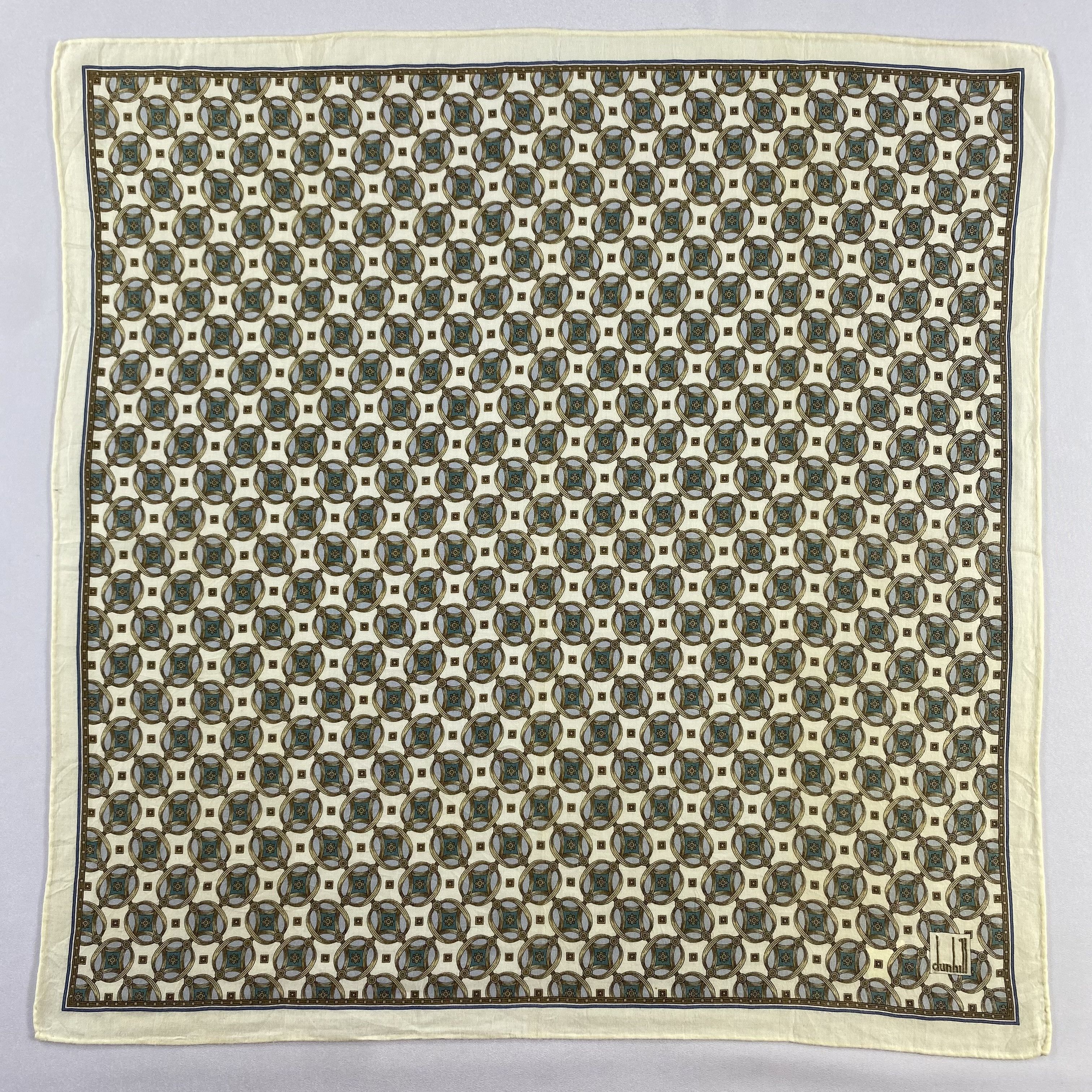 Alfred Dunhill × Vintage Alfred Dunhill Handkerchief / Neckerchief / Bandana-P735 Size ONE SIZE - 1 Thumbnail