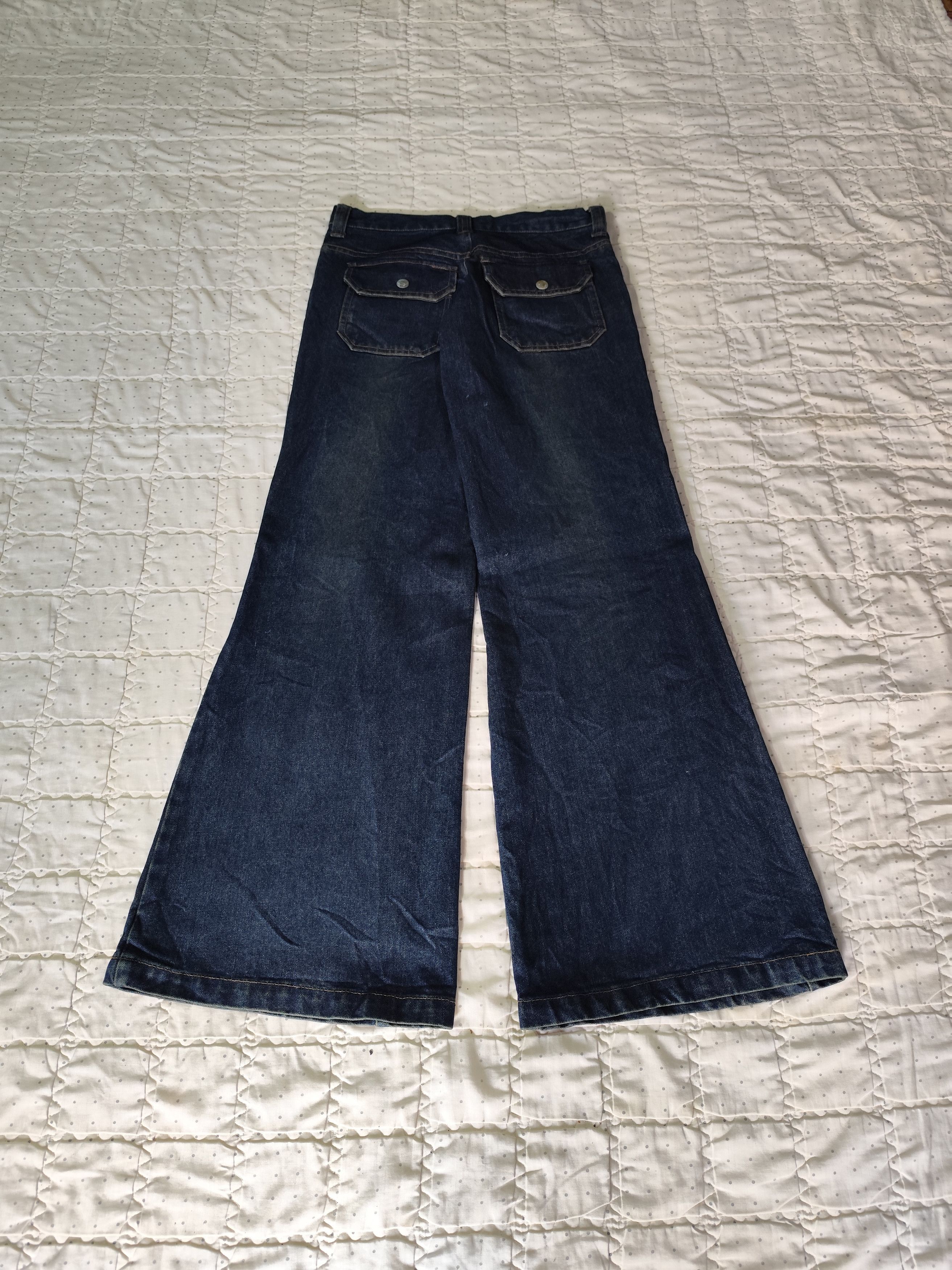 Japanese Brand Vintage Romantic Mocha Flare Bushpant Denim J019 Size 28" / US 6 / IT 42 - 9 Thumbnail