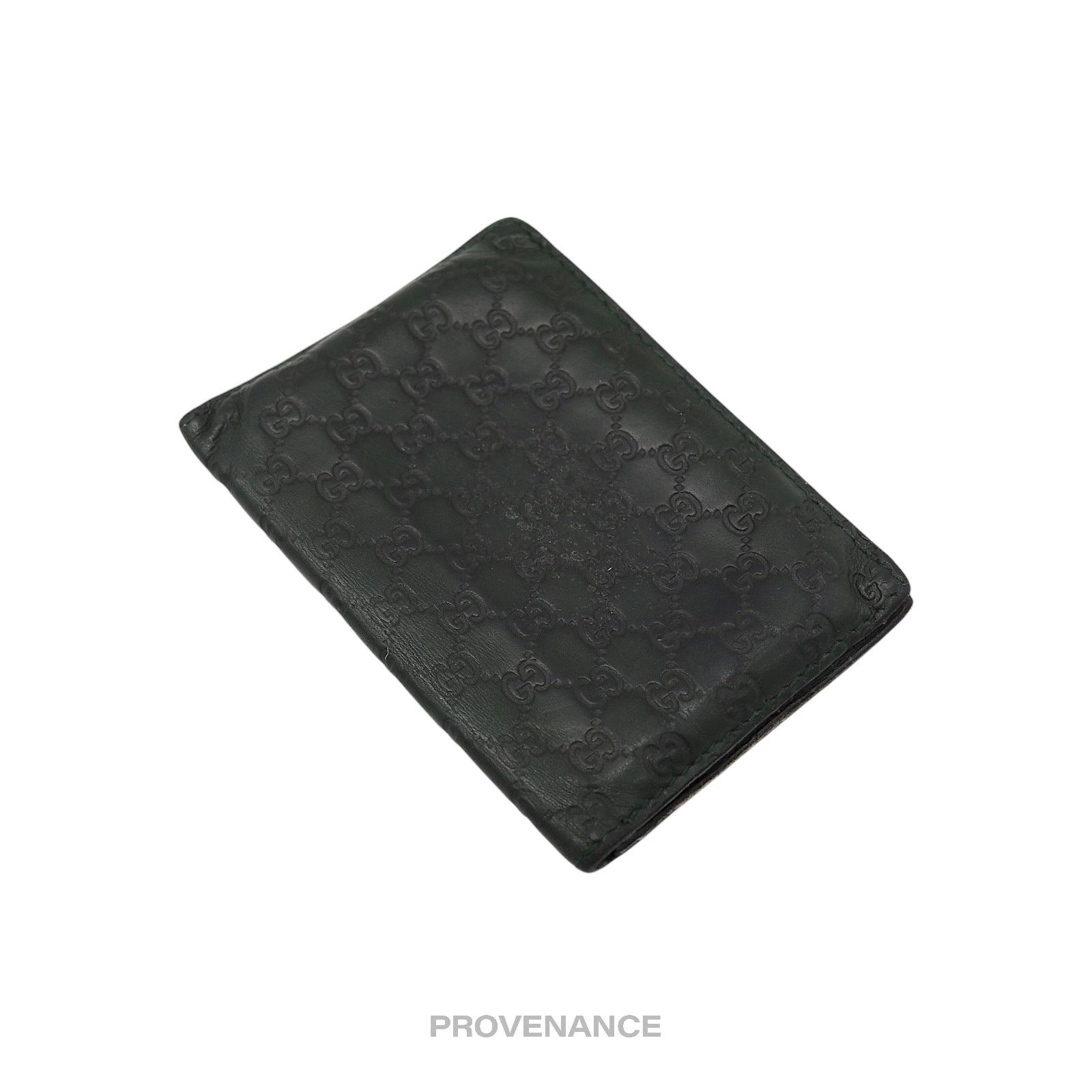 Gucci 🔴 Gucci Pocket Organizer ID Wallet - Green MicroGuccissima Size ONE SIZE - 3 Thumbnail