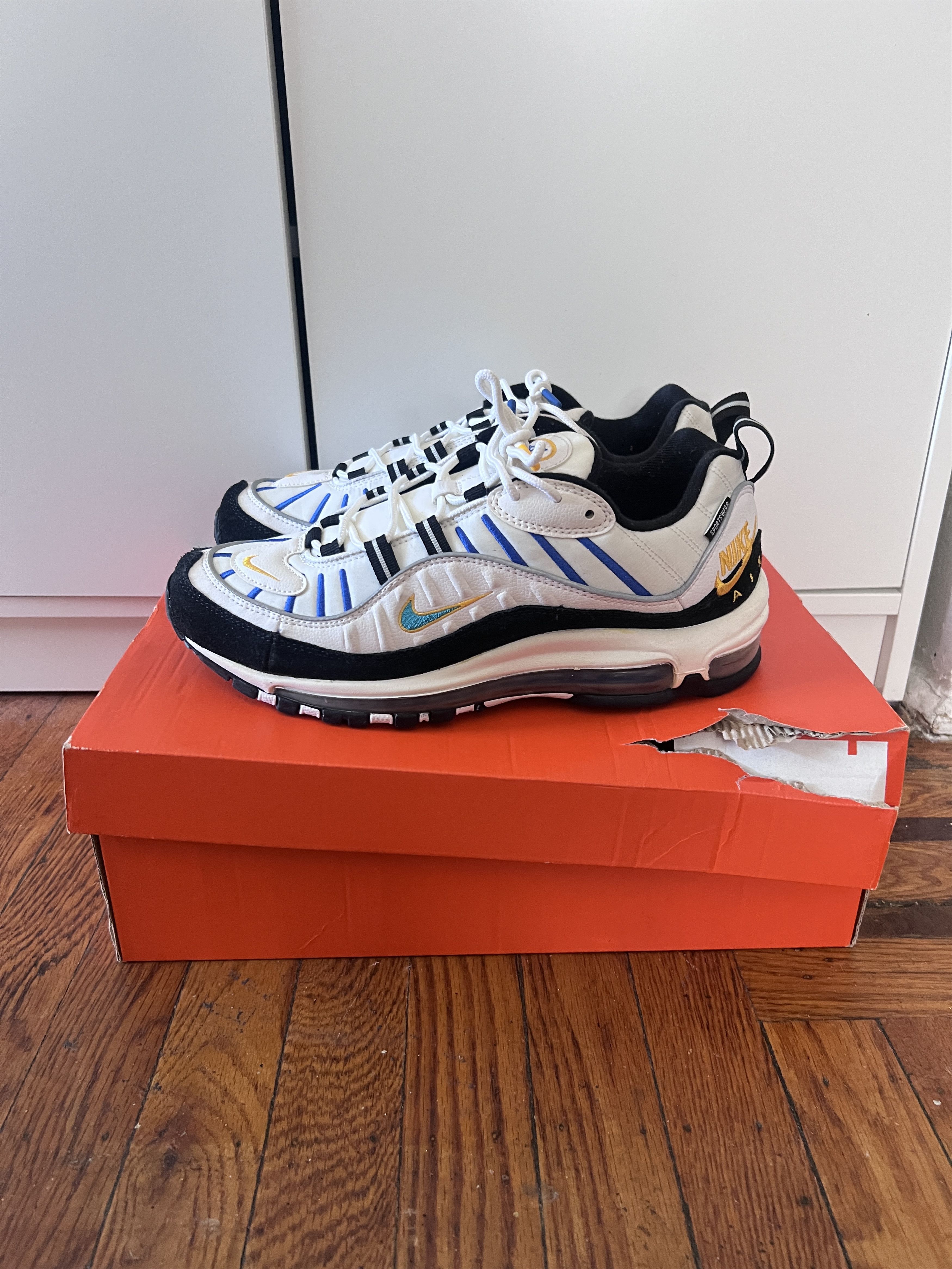 Nike 2019 Nike Air Max 98 Premium 'Teal Nebula' (M 8.5) Size US 8.5 / EU 41-42 - 6 Thumbnail