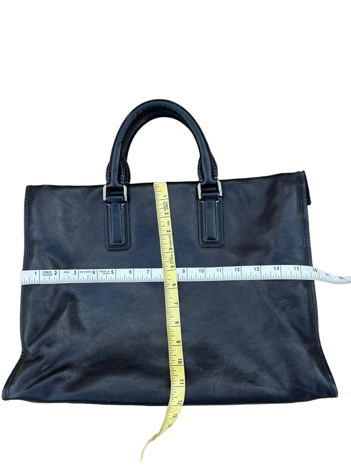 Other Vintage Tsuchiya Kaban Black Leather Briefcase Bag Size ONE SIZE - 2 Thumbnail