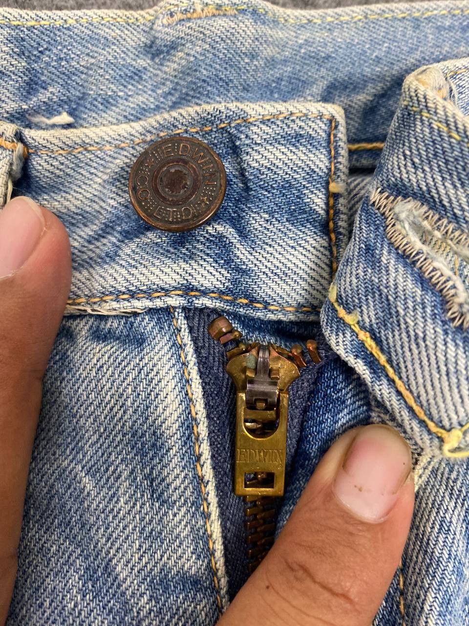 Edwin vintage edwin lightwash denim nice design Size US 28 / EU 44 - 10 Thumbnail
