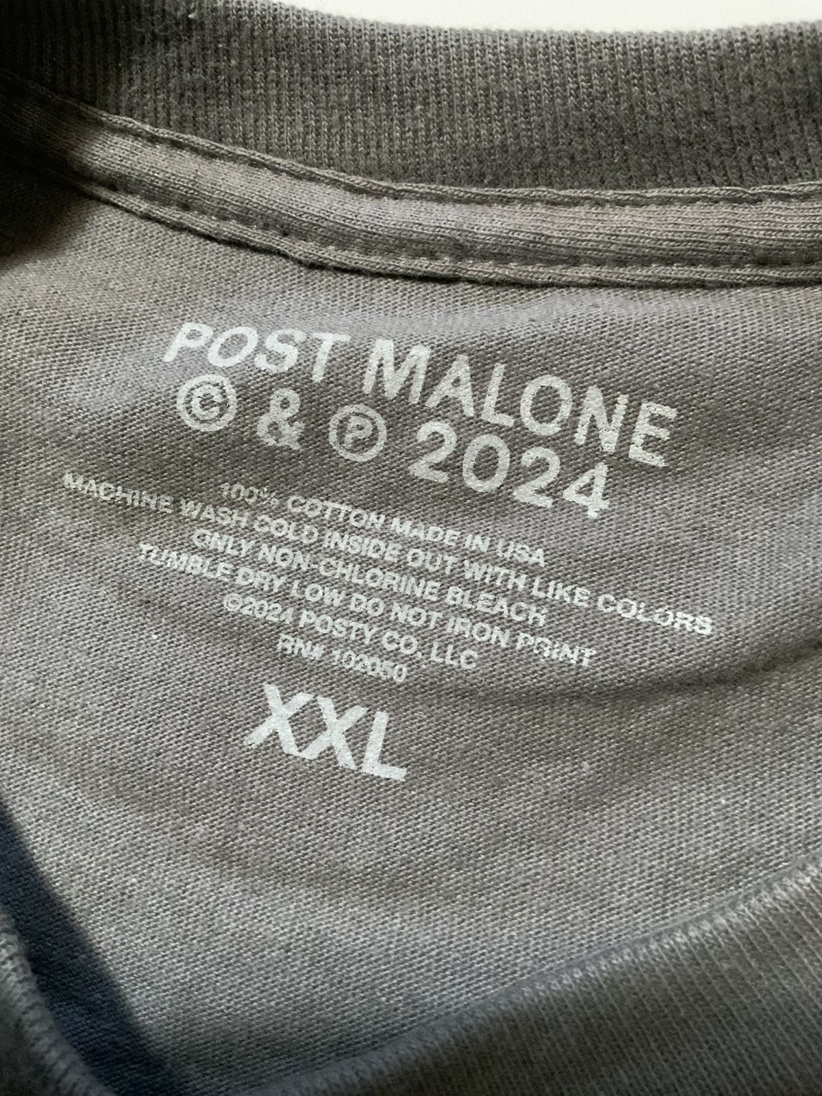 Other Posty Co. Post Malone F1 Trillion Tour VIP Merch L/S T-Shirt Size US XXL / EU 58 / 5 - 6 Thumbnail