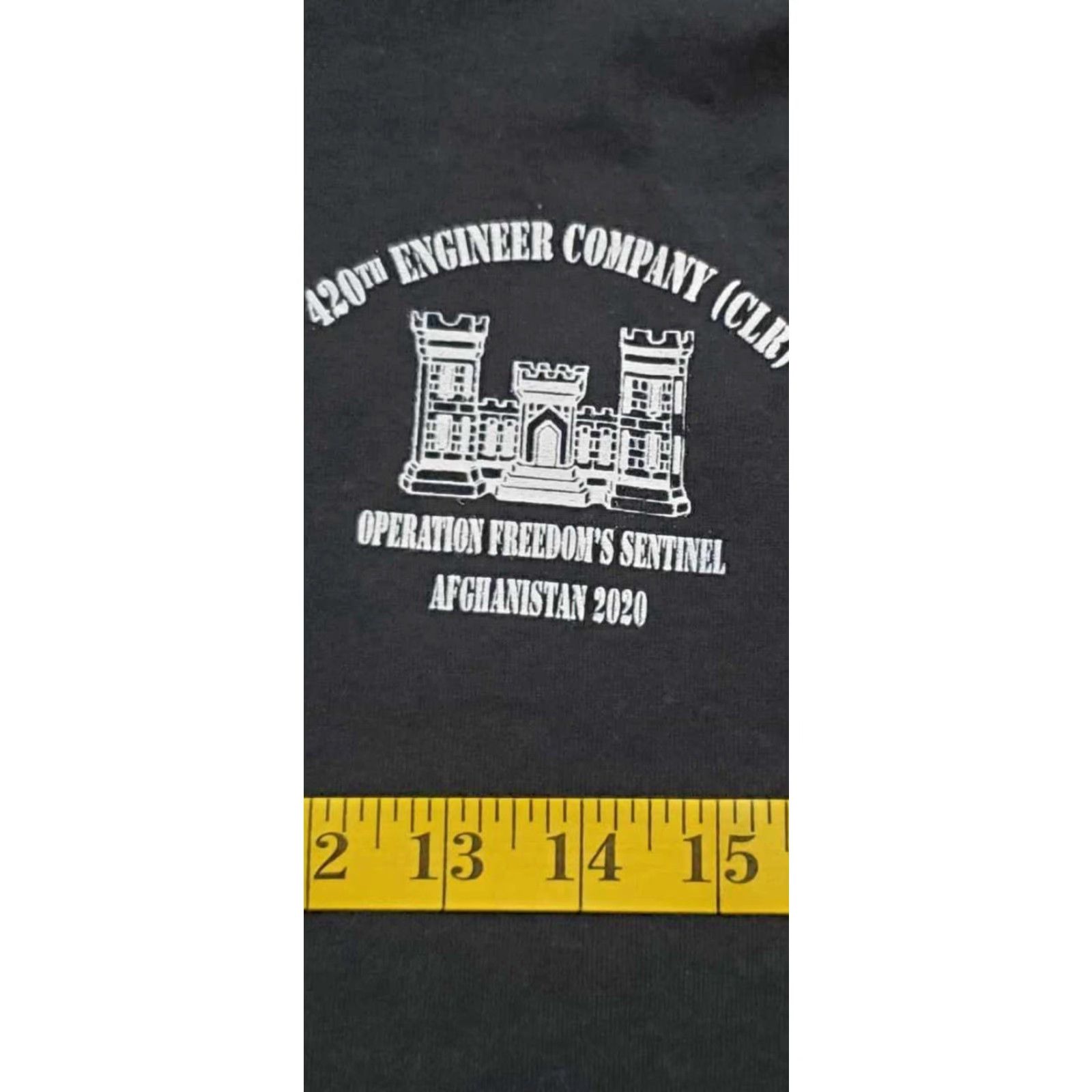 Jerzees US Army T Shirt 420th Engineer Company Ghost Platoon Afghanistan 2020 Medium M Multicolor Military Ghost Jerzees Unisex Adults Short Sleeve Shirt Size US M / EU 48-50 / 2 - 7 Thumbnail