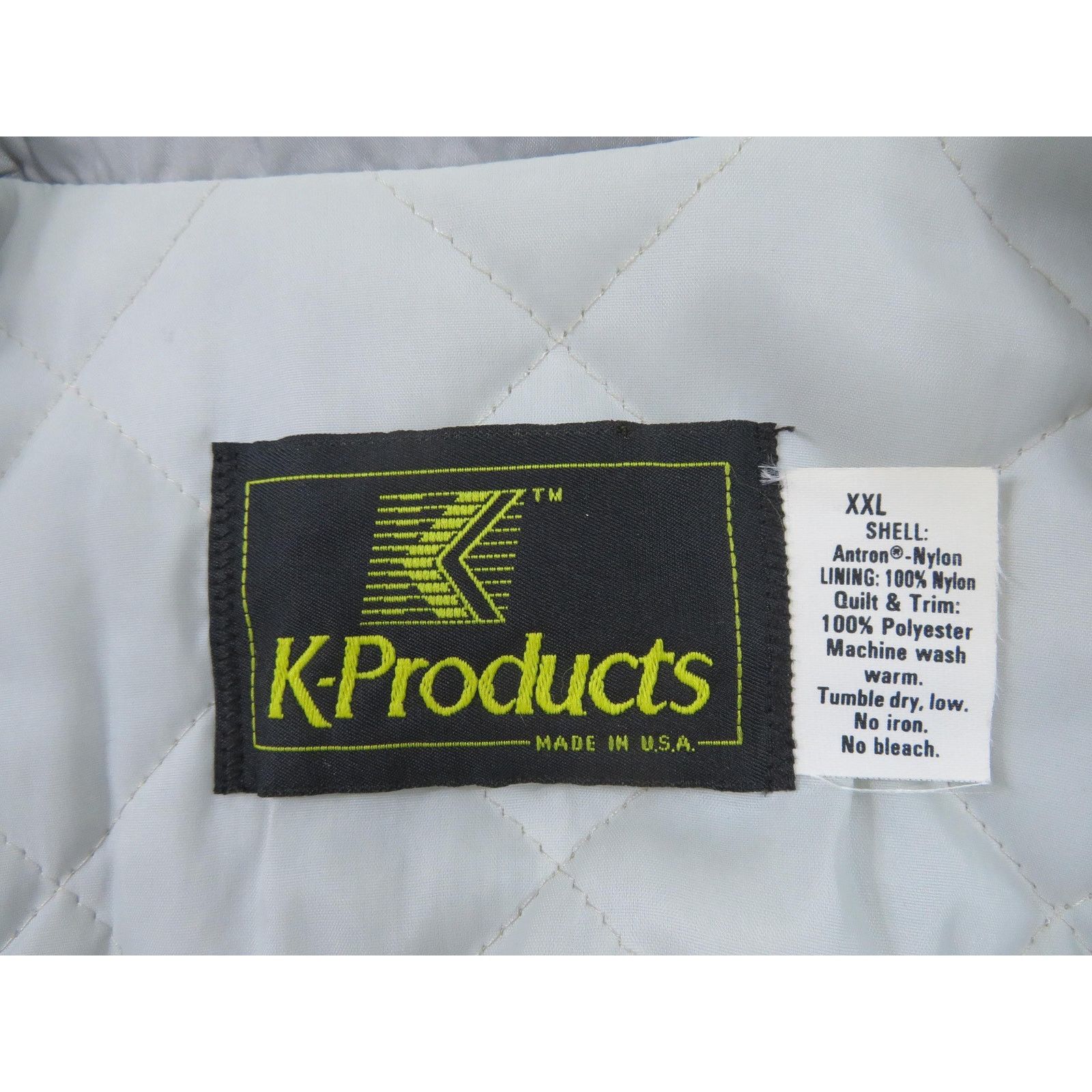Other K-Products Bomber Style Ski Jacket Silver Sz 2XL 1990s Size US XXL / EU 58 / 5 - 5 Thumbnail