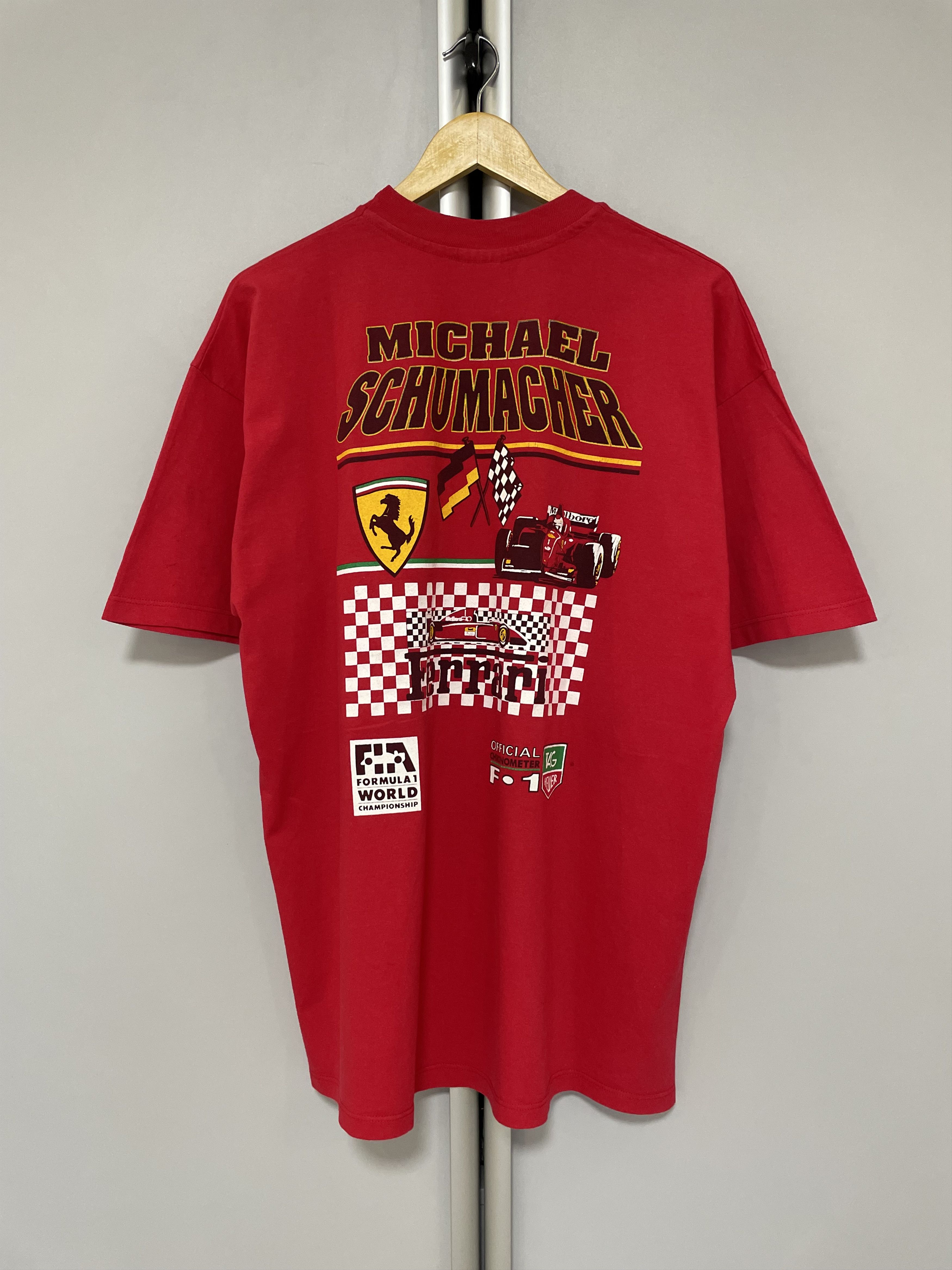 Ferrari Ferrari Marlboro M. Schumacher Vintage T-Shirt Tee F1 Racing Size US XL / EU 56 / 4 - 4 Thumbnail