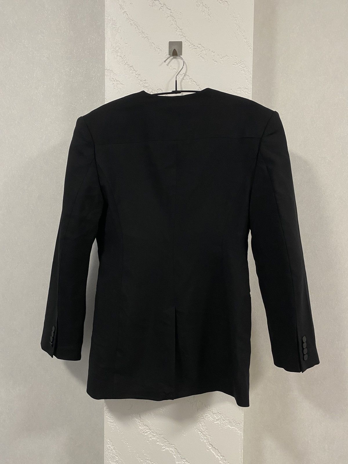 H&M × Mugler × Thierry Mugler Mugler X H&M HM Oversized Wool Blazer Jacket Black Size S / US 4 / IT 40 - 7 Thumbnail
