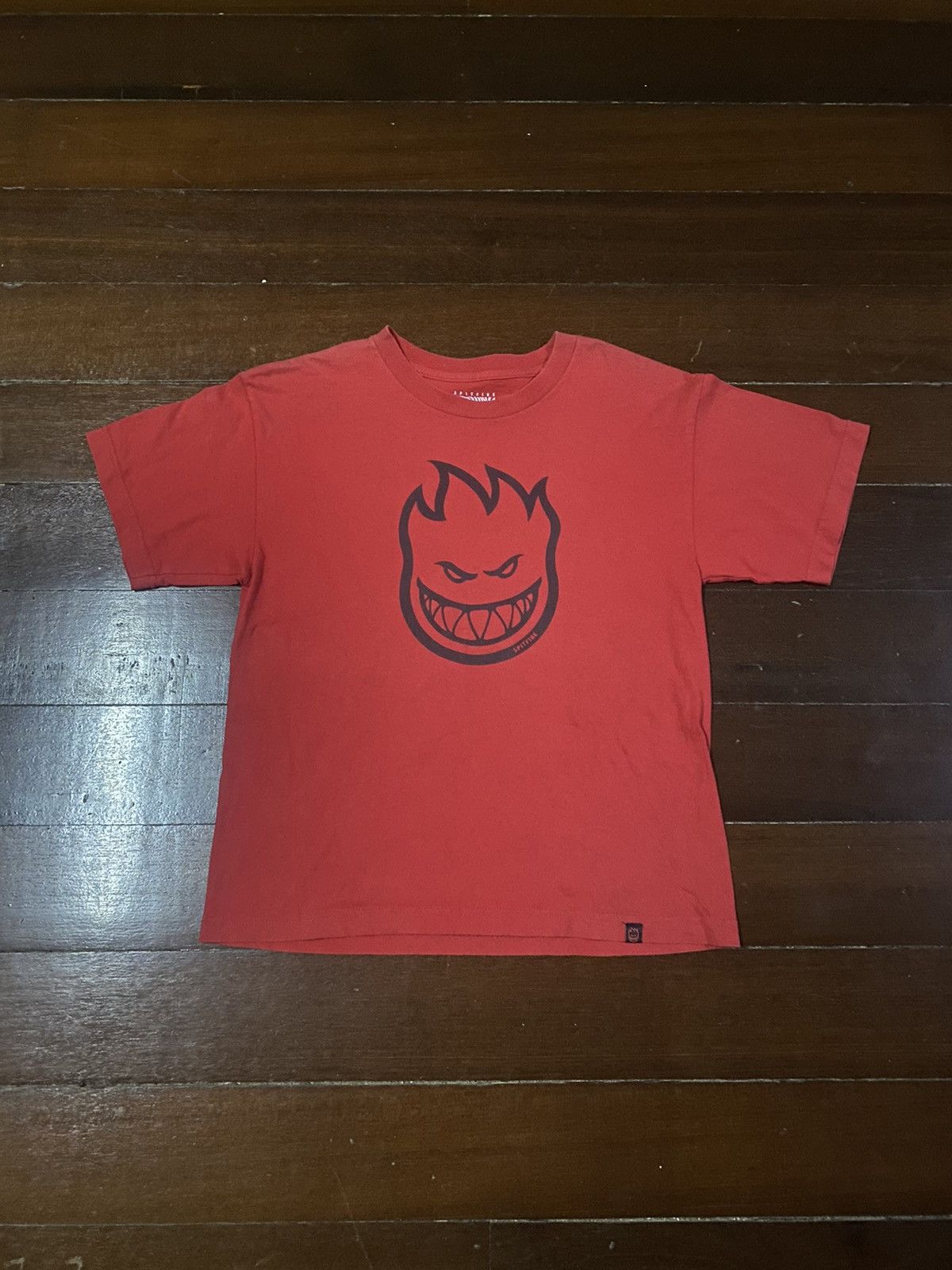 Spitfire × Vintage Fire 🔥🔥 rare Splitfire wheel skate tee Size US L / EU 52-54 / 3 - 2 Thumbnail