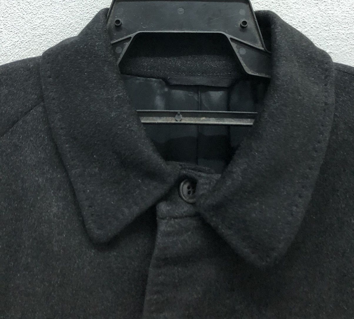 Yohji Yamamoto Yohji Yamamoto × D'Urban A.A.R Black Wool Overcoat (Size L) Size L / US 10 / IT 46 - 3 Thumbnail
