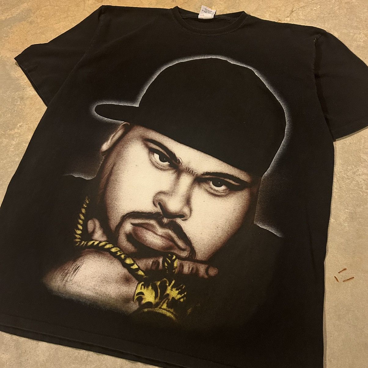 Rap Tees × Vintage Crazy Vintage Y2K Big Pun Terror Squad Big Face Rap Tee Size US XXL / EU 58 / 5 - 2 Thumbnail