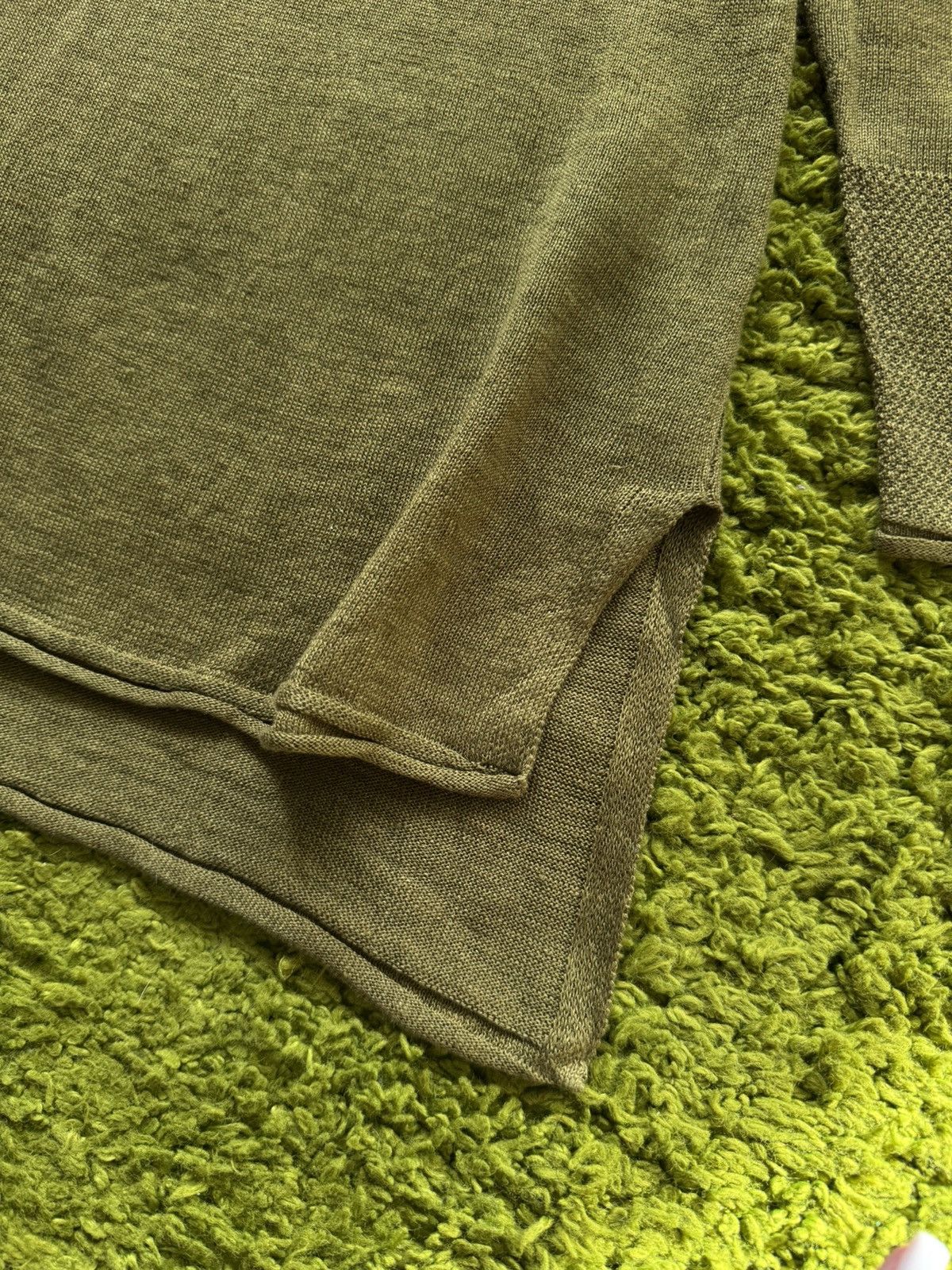 Gudrun Sjoden Gudrun Sjoden 100% wool avant garde khaki tunic sweater Size S / US 4 / IT 40 - 5 Thumbnail