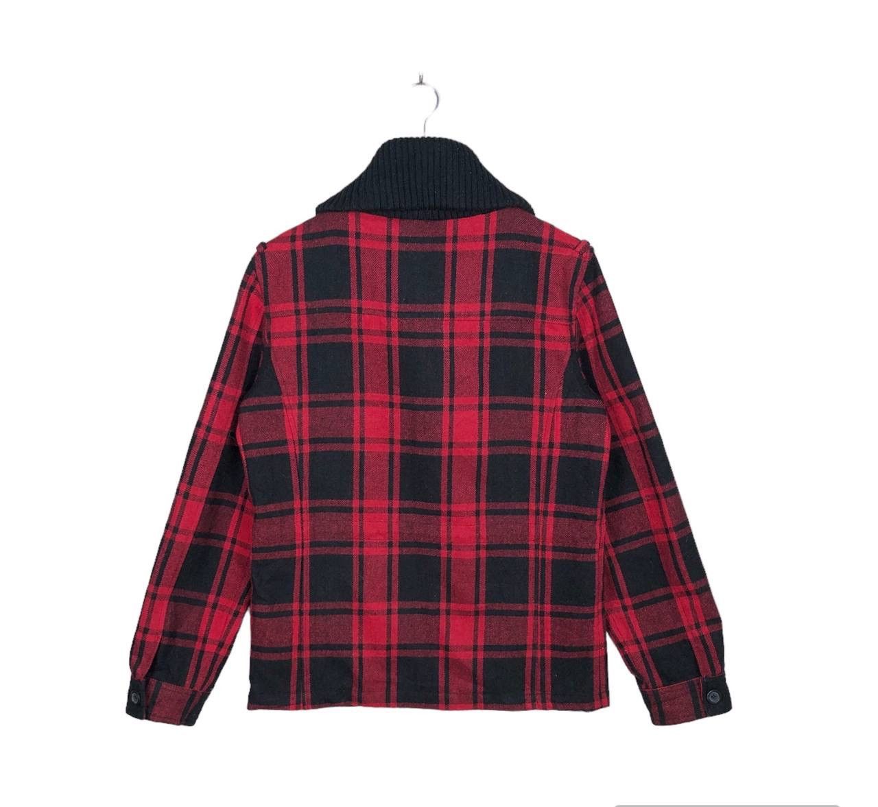 Japanese Brand Made in Heaven Plaid Tartan Wool Cruiser Jacket Punk Goth Size US M / EU 48-50 / 2 - 2 Thumbnail