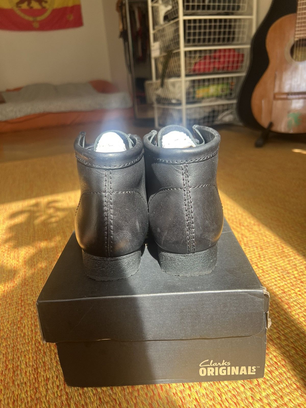 Clarks Clarks Wallabee Originals Black Leather Size US 10.5 / EU 43-44 - 11 Thumbnail