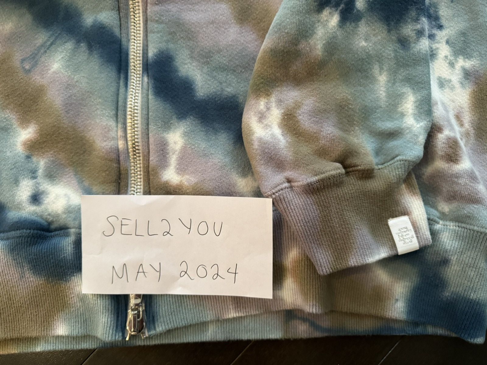 Eric Emanuel Eric Emanuel Tie Dye Full Zip Up Hoodie Size US L / EU 52-54 / 3 - 4 Thumbnail