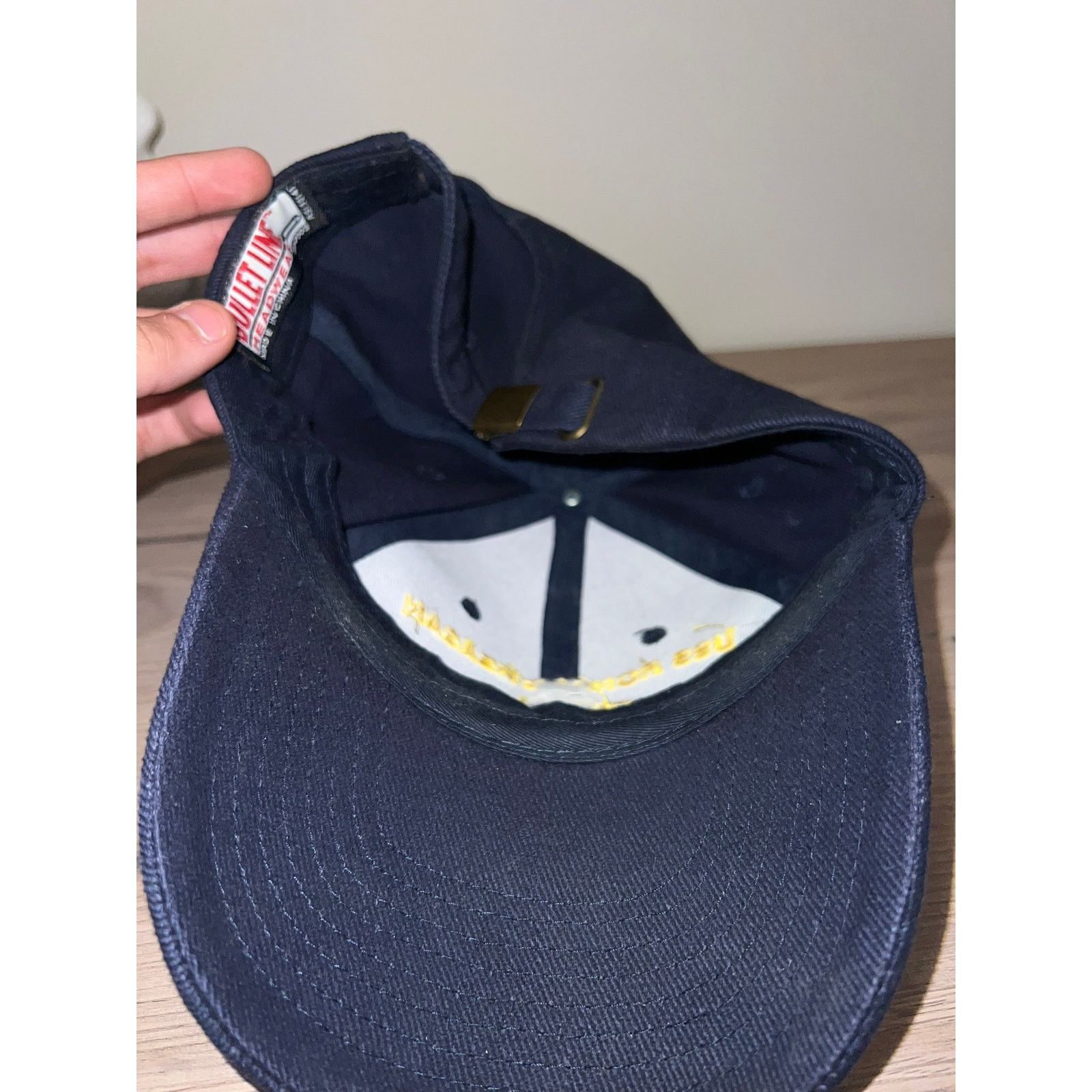 Vintage Vintage USS Ronald Reagan CVN 76 Blue Hat Headwear VTG OS Size ONE SIZE - 6 Thumbnail