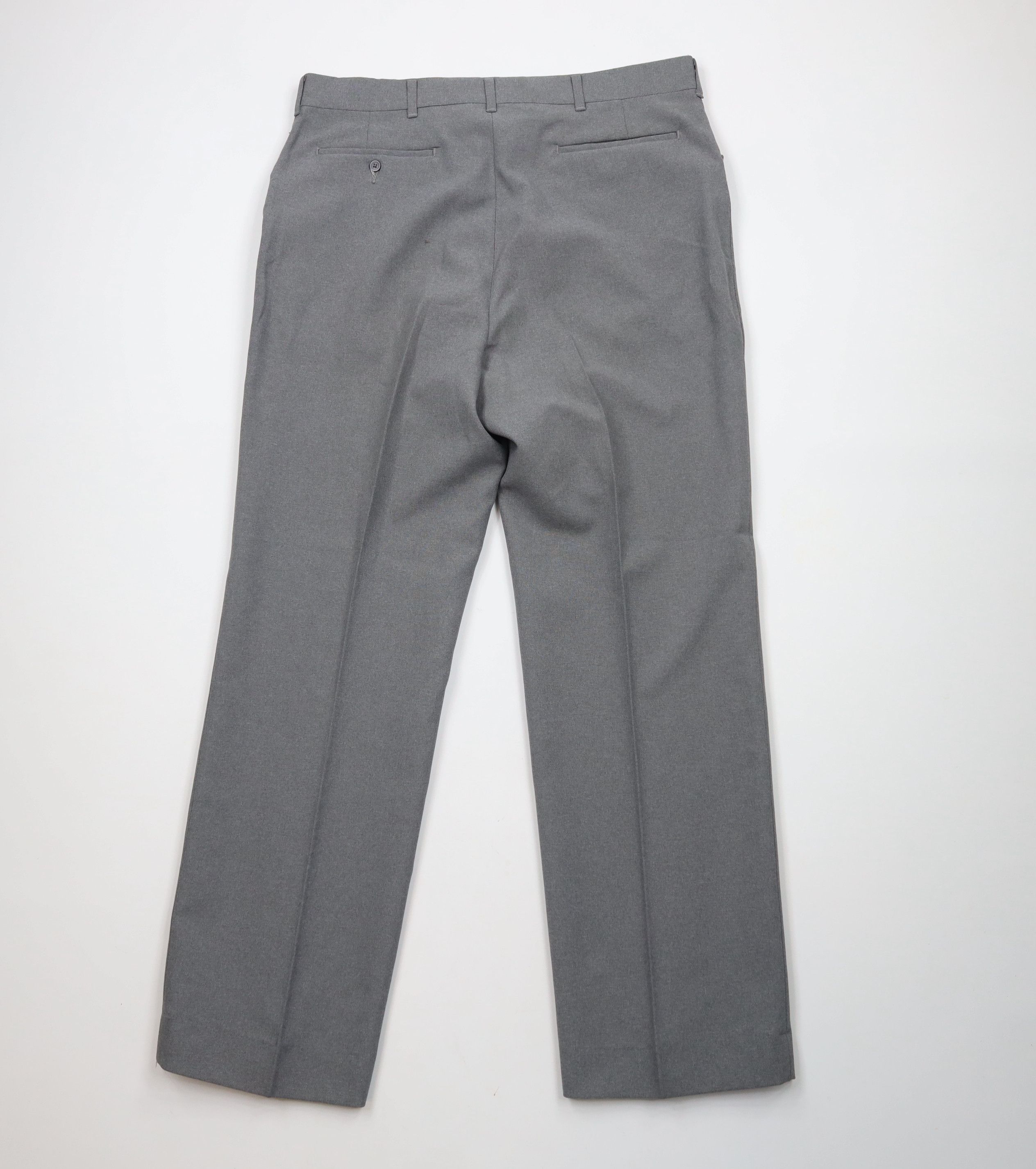 Vintage Vintage 70s Streetwear Wide Leg Chino Pants Heather Gray Size US 36 / EU 52 - 9 Thumbnail