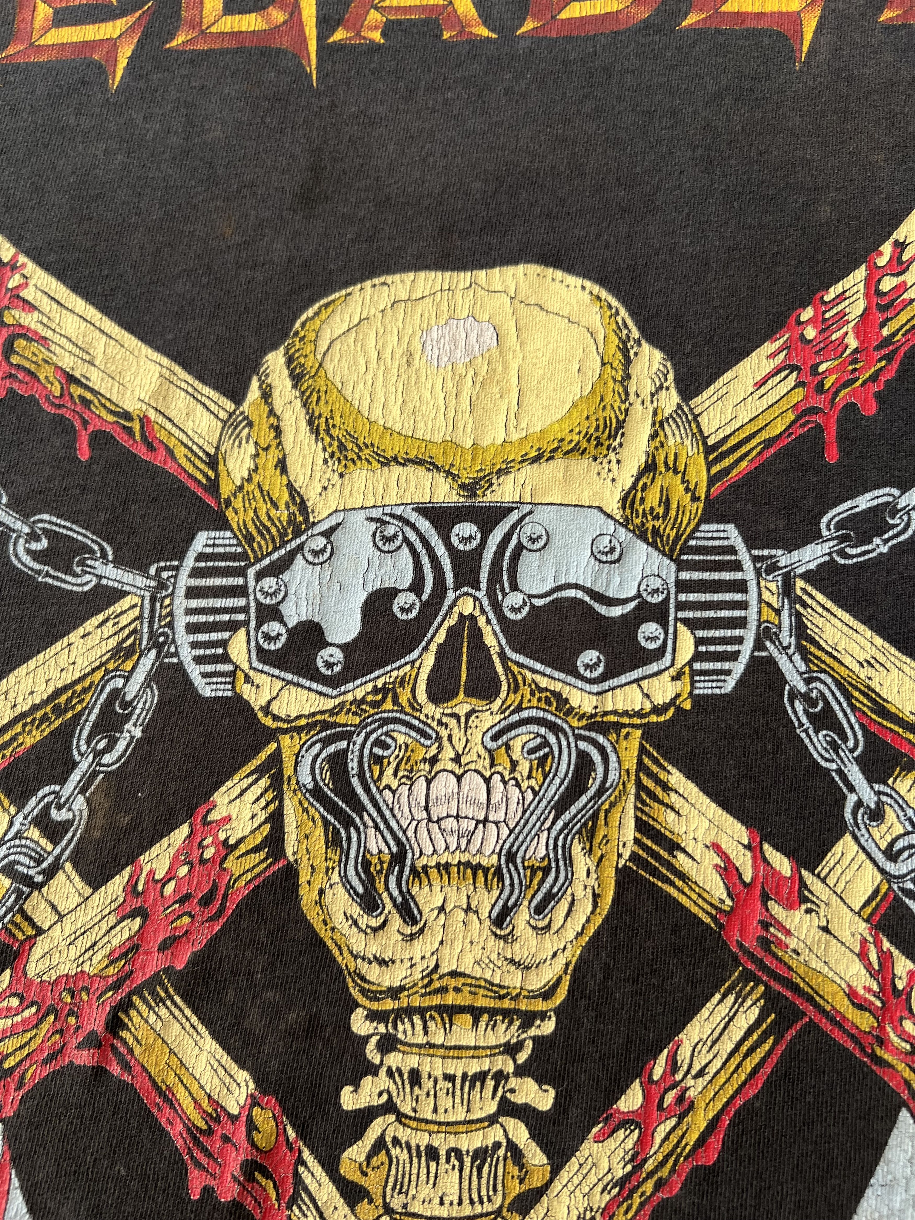 Band Tees Vintage 1991 Megadeth Vic Rattlehead Thrash Metal Band Tee Size US L / EU 52-54 / 3 - 4 Thumbnail
